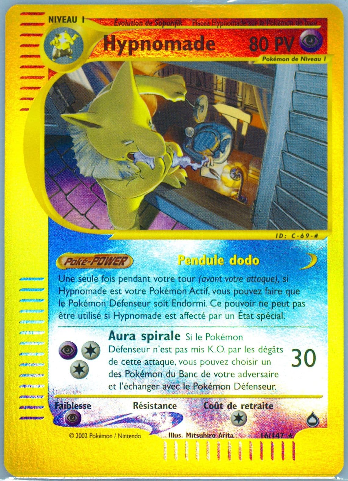 Hypnomade-Reverse Foil French (16) 2003 Pokemon Aquapolis