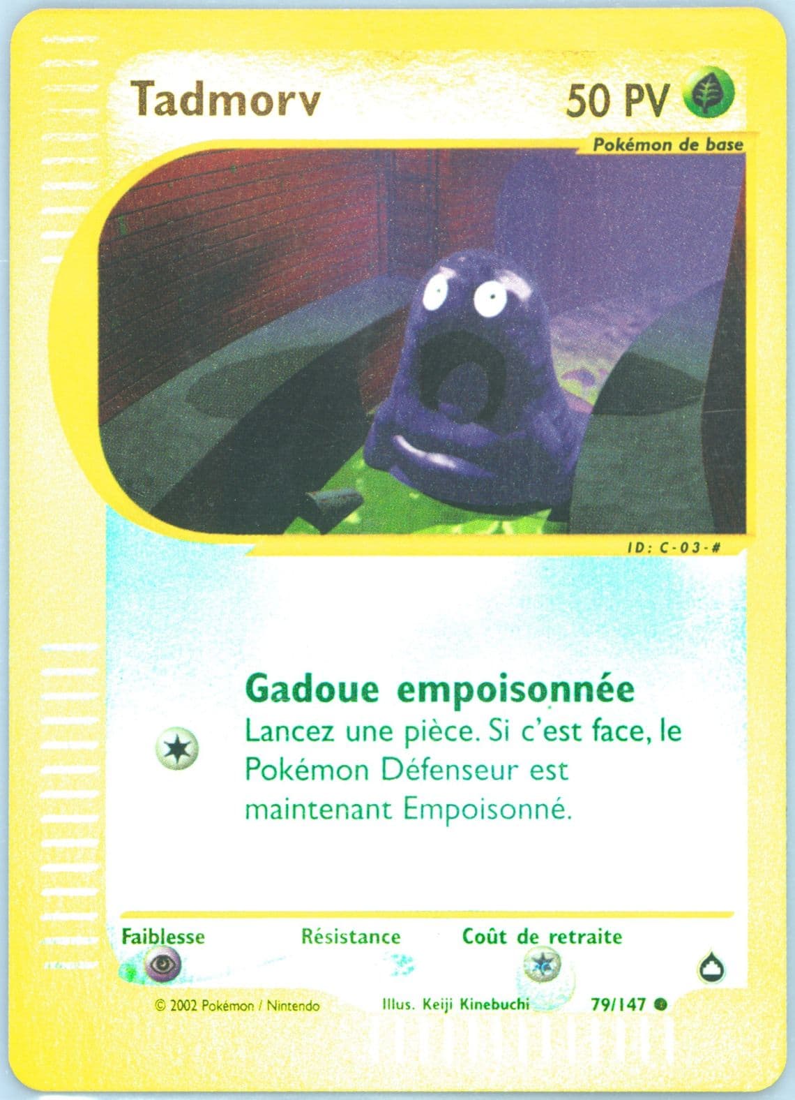 Tadmorv-Reverse Foil French (79) 2003 Pokemon Aquapolis