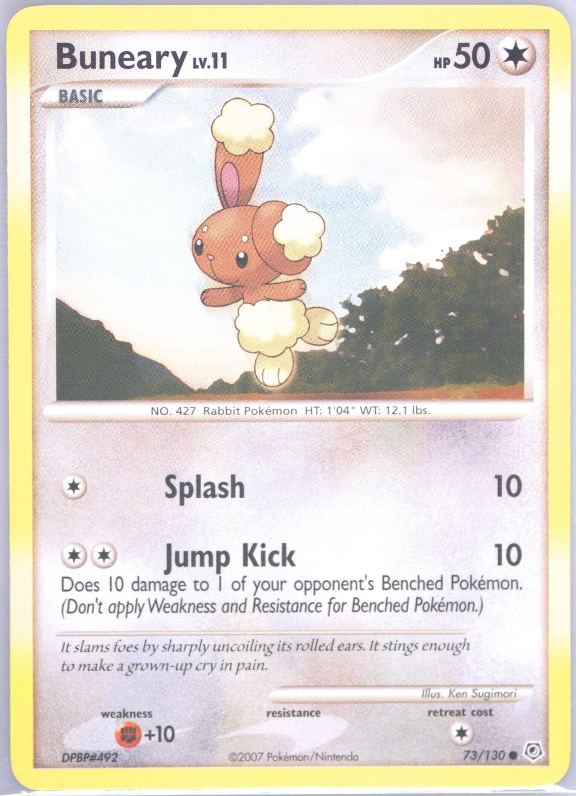 Buneary (73) 2007 Pokemon Diamond & Pearl