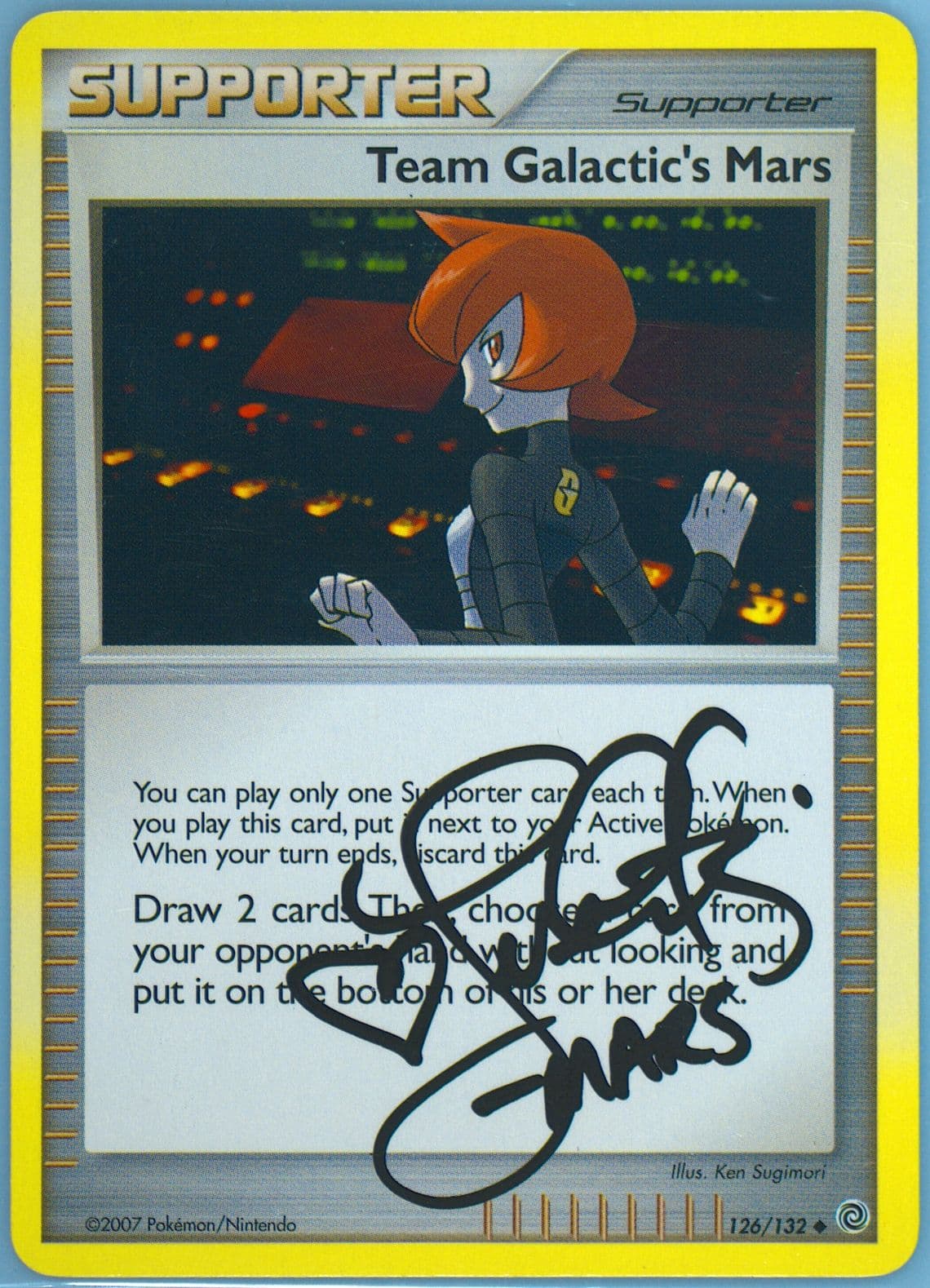 Team Galactic's Mars (126) 2007 Pokemon Diamond & Pearl Secret Wonders