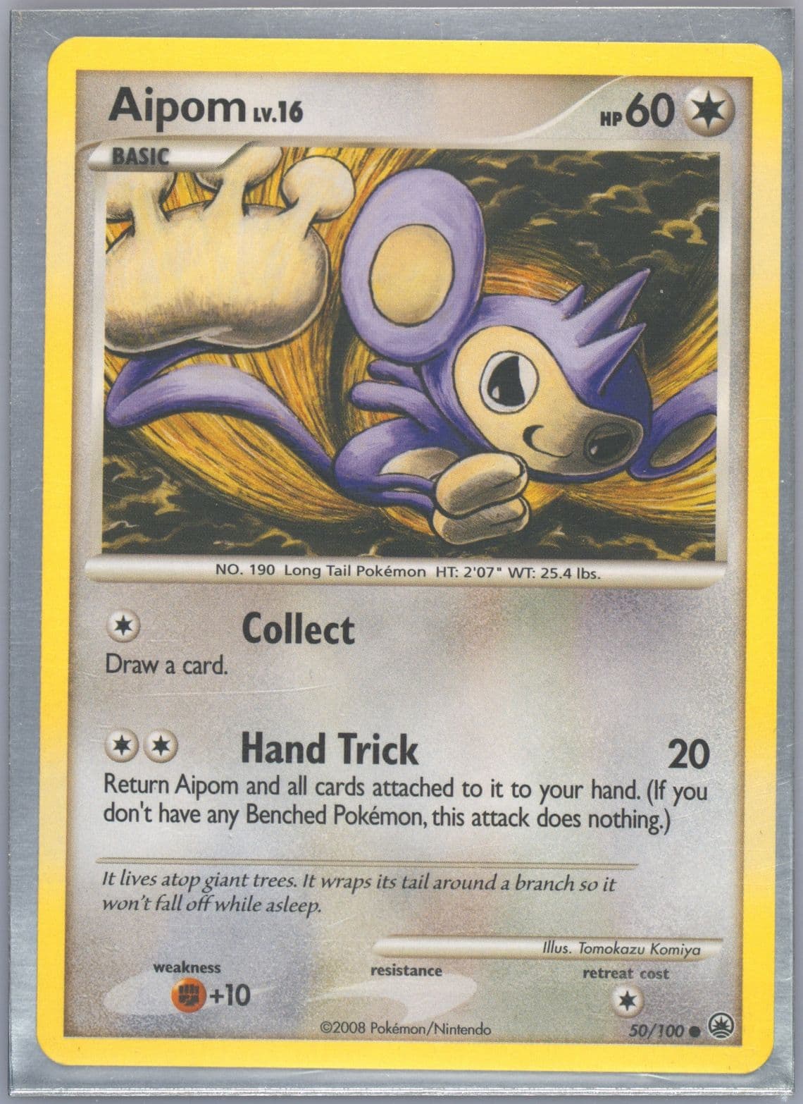 Aipom (50) 2008 Pokemon Diamond & Pearl Majestic Dawn