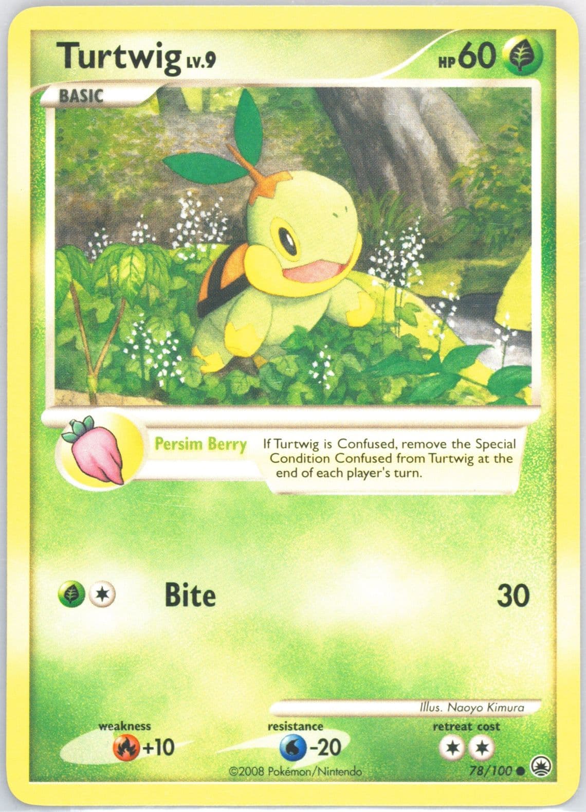 Turtwig (78) 2008 Pokemon Diamond & Pearl Majestic Dawn