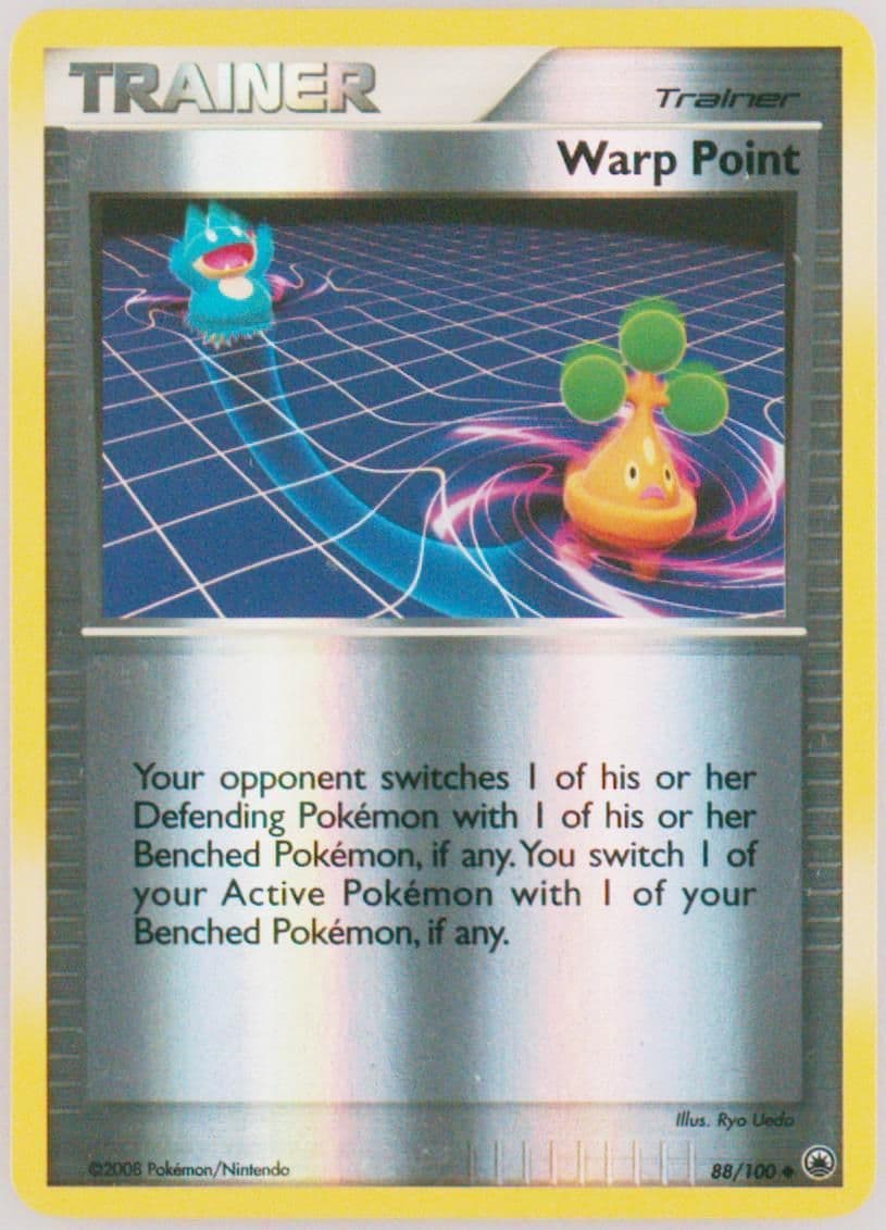 Warp Point-Reverse Foil (88) 2008 Pokemon Diamond & Pearl Majestic Dawn