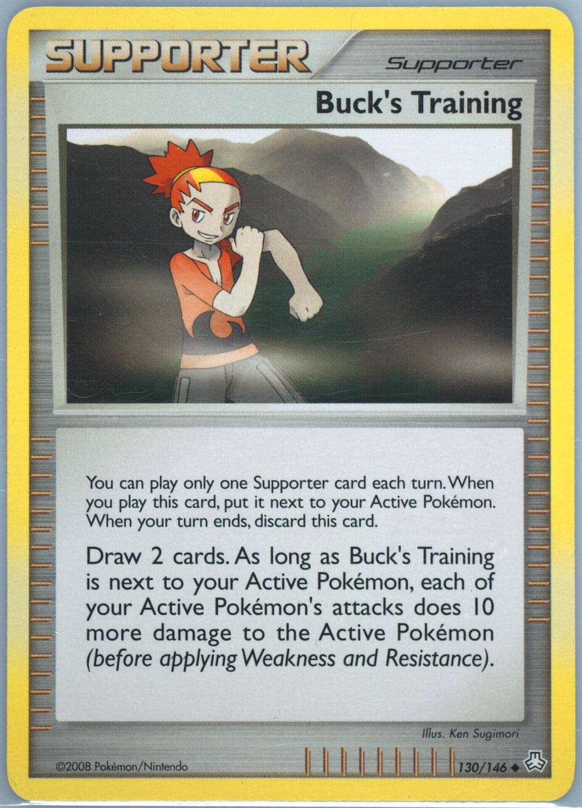 Buck's Training (130) 2008 Pokemon Diamond & Pearl Legends Awakened