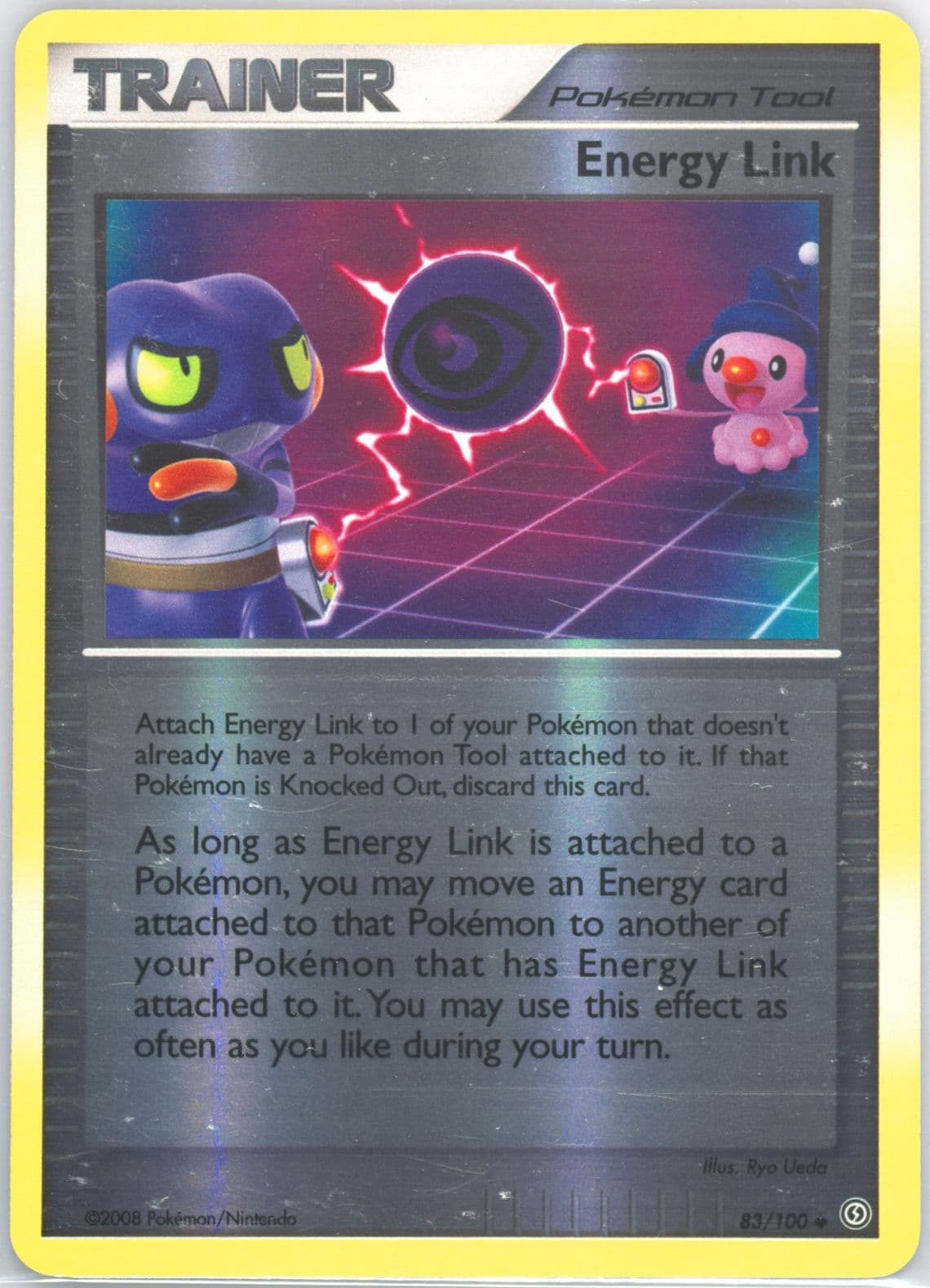 Energy Link-Reverse Foil (83) 2008 Pokemon Diamond & Pearl Stormfront