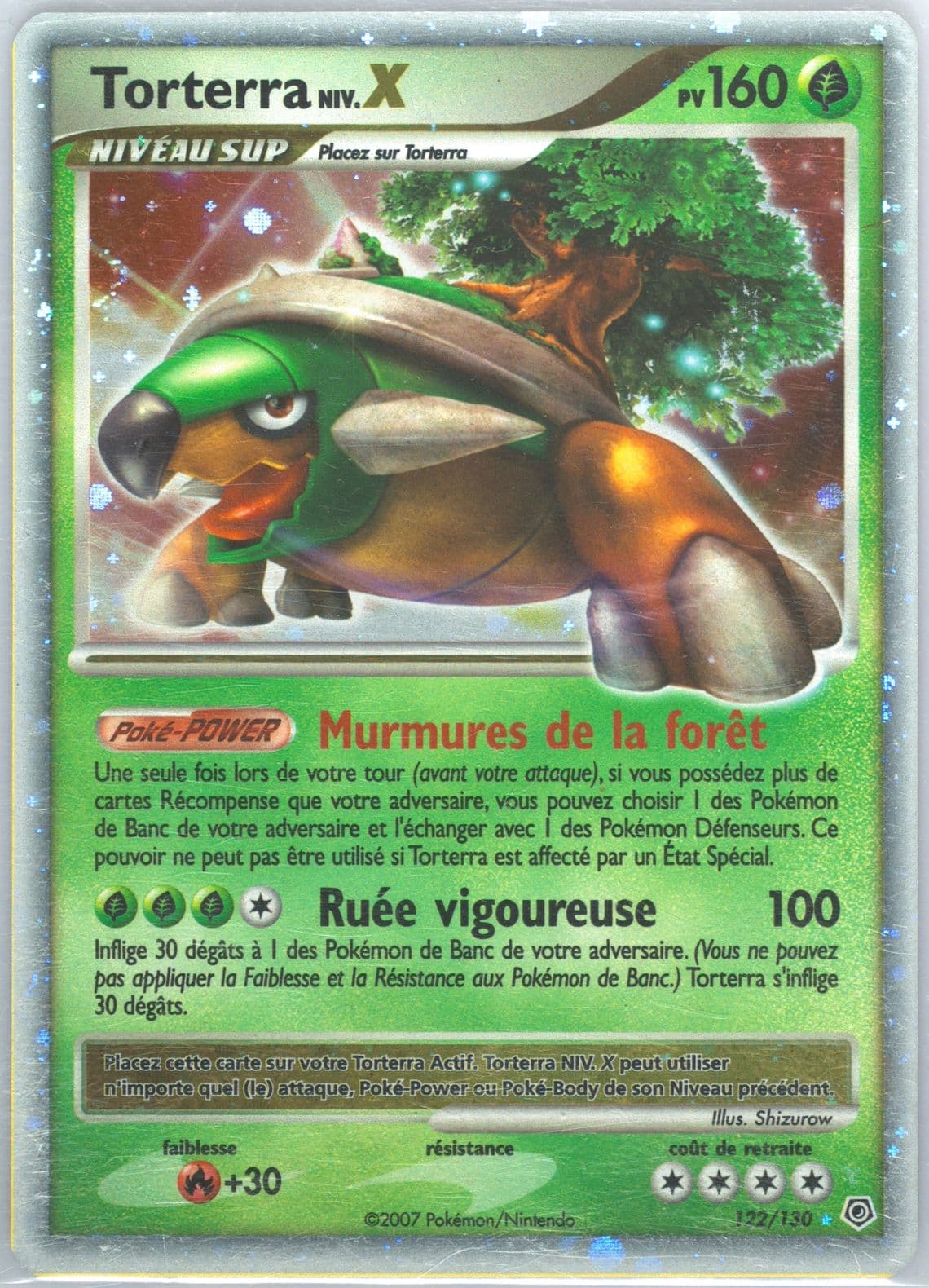Torterra Niv.X-Holo French (122) 2007 Pokemon Diamond & Pearl