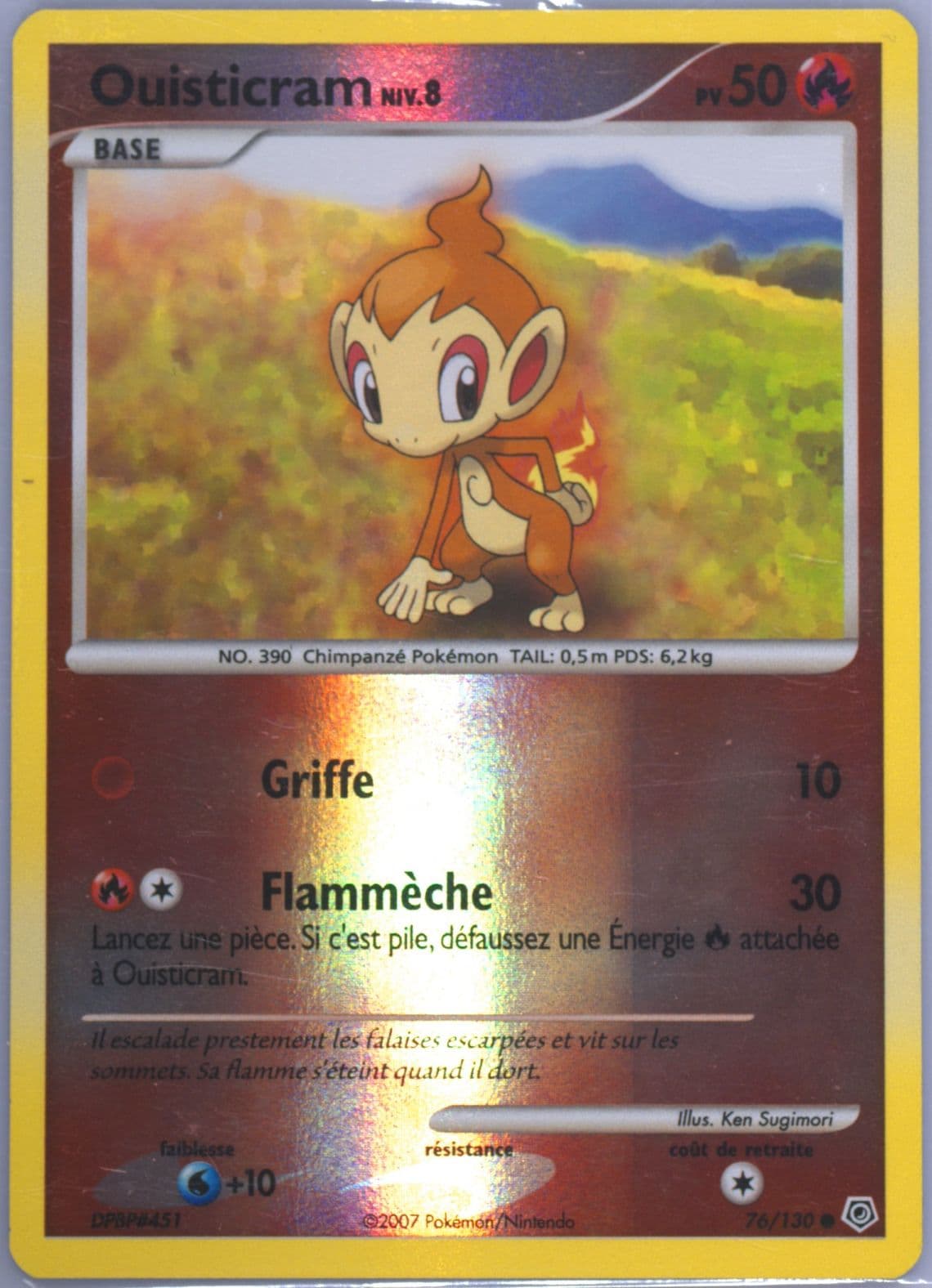 Ouisticram-Reverse Foil French (76) 2007 Pokemon Diamond & Pearl