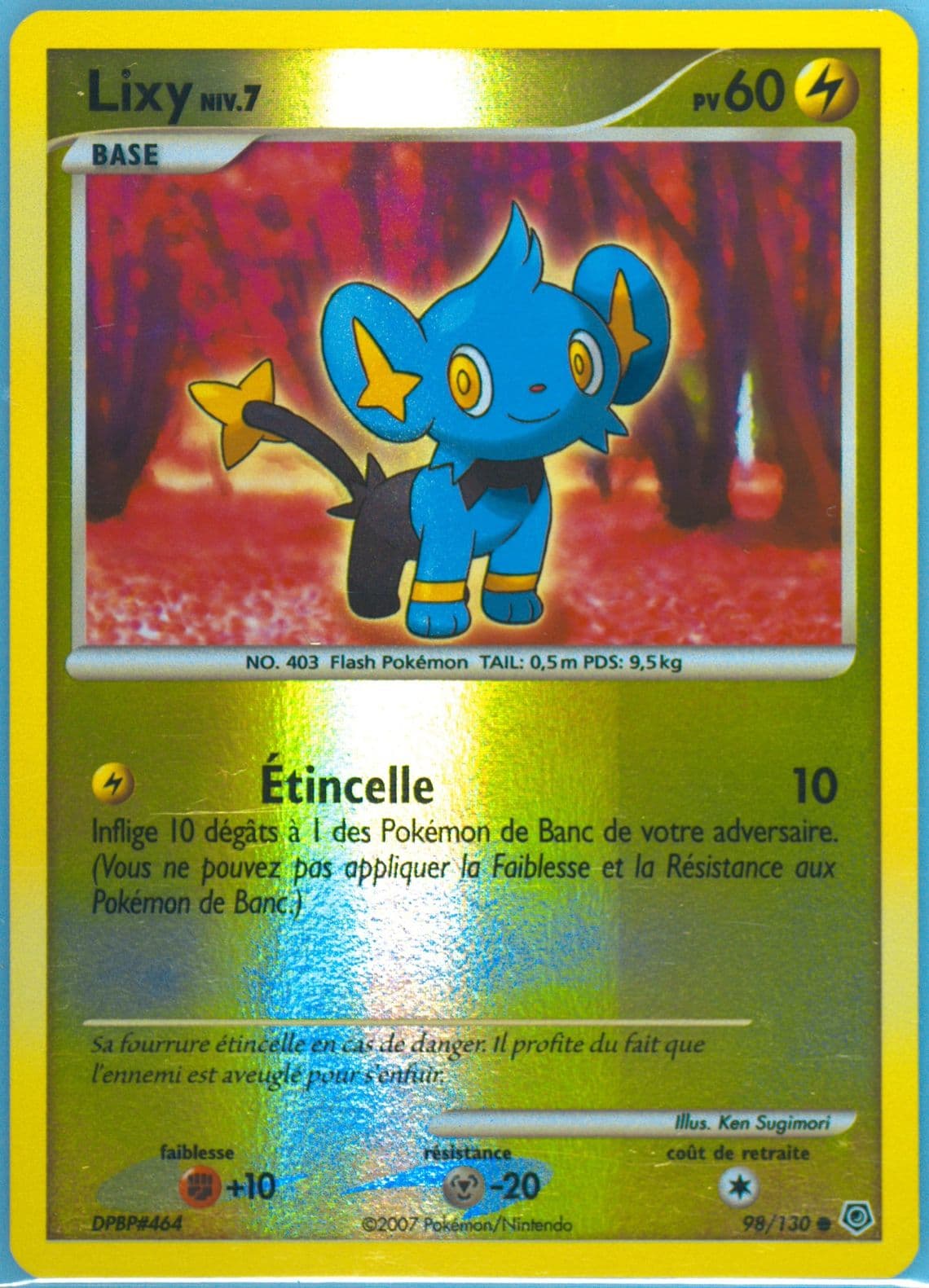 Lixy-Reverse Foil French (98) 2007 Pokemon Diamond & Pearl
