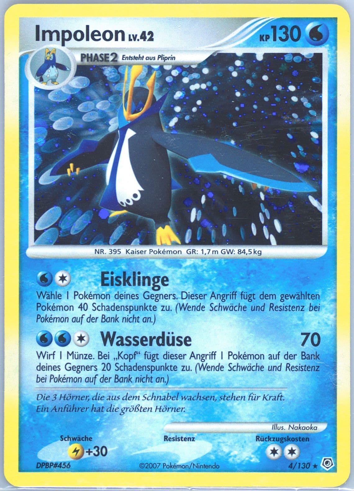 Impoleon-Holo German (4) 2007 Pokemon Diamond & Pearl