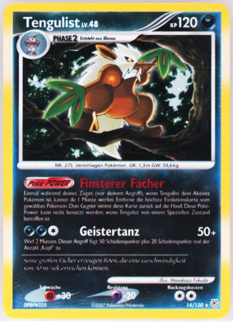 Tengulist-Holo German (14) 2007 Pokemon Diamond & Pearl