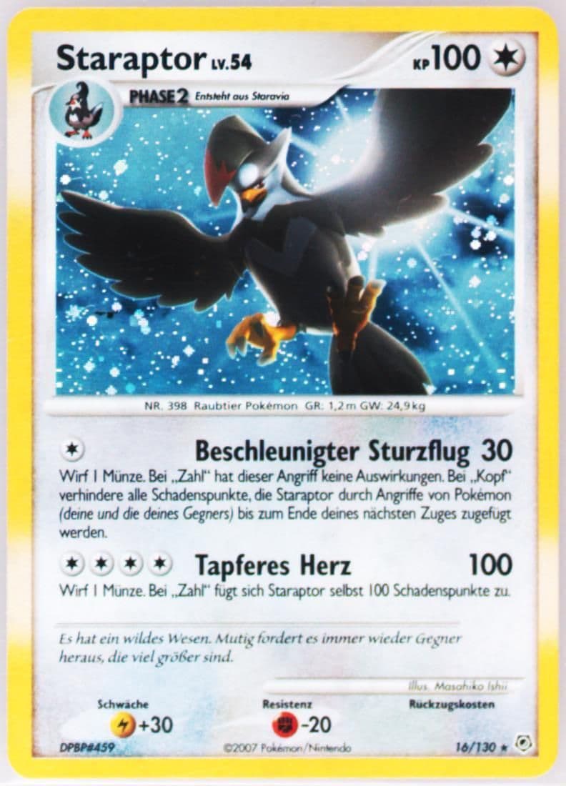 Staraptor-Holo German (16) 2007 Pokemon Diamond & Pearl