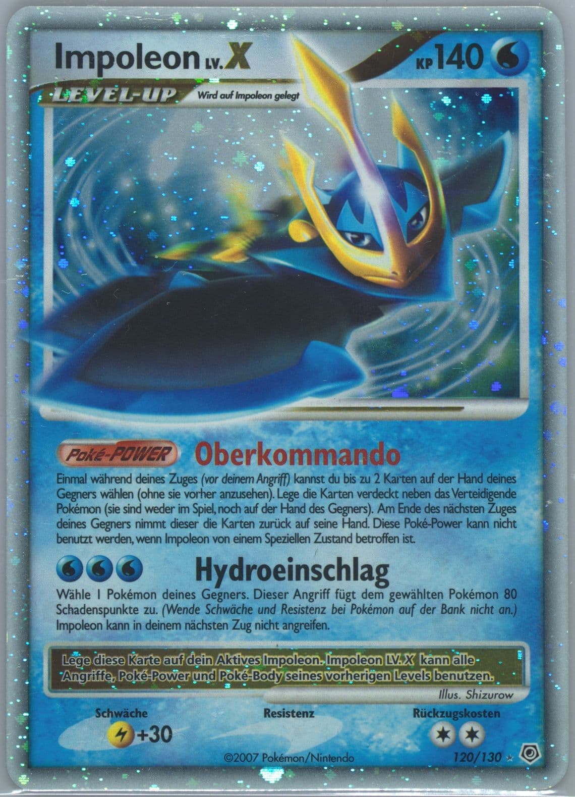 Impoleon LV. X-Holo German (120) 2007 Pokemon Diamond & Pearl