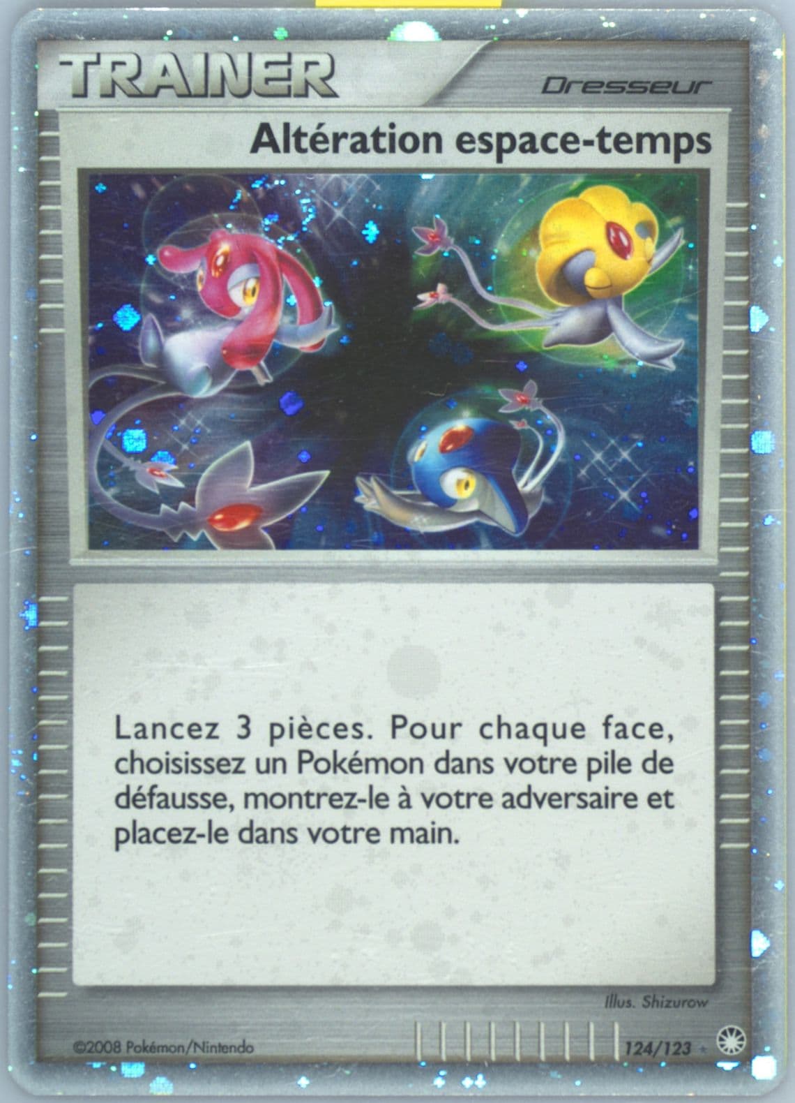 Alteration Espace-Temps-Holo (124) 2008 Pokemon French Diamond & Pearl Mysterious Treasures