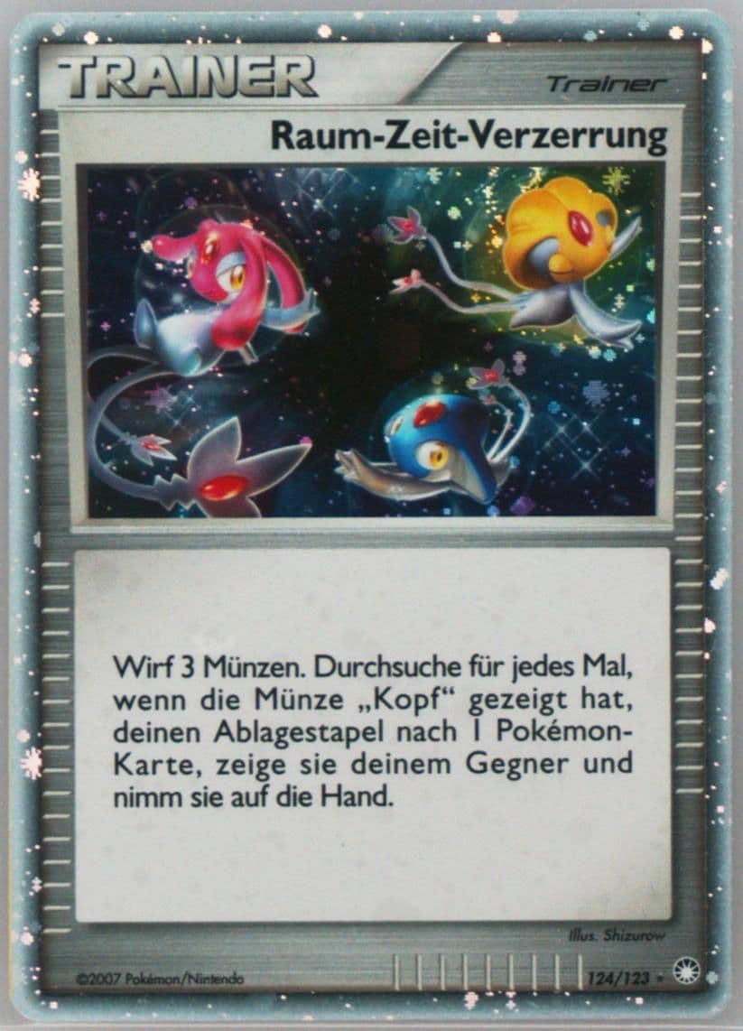 Raum-Zeit-Verzerrung-Holo German (124) 2007 Pokemon Diamond & Pearl Mysterious Treasures