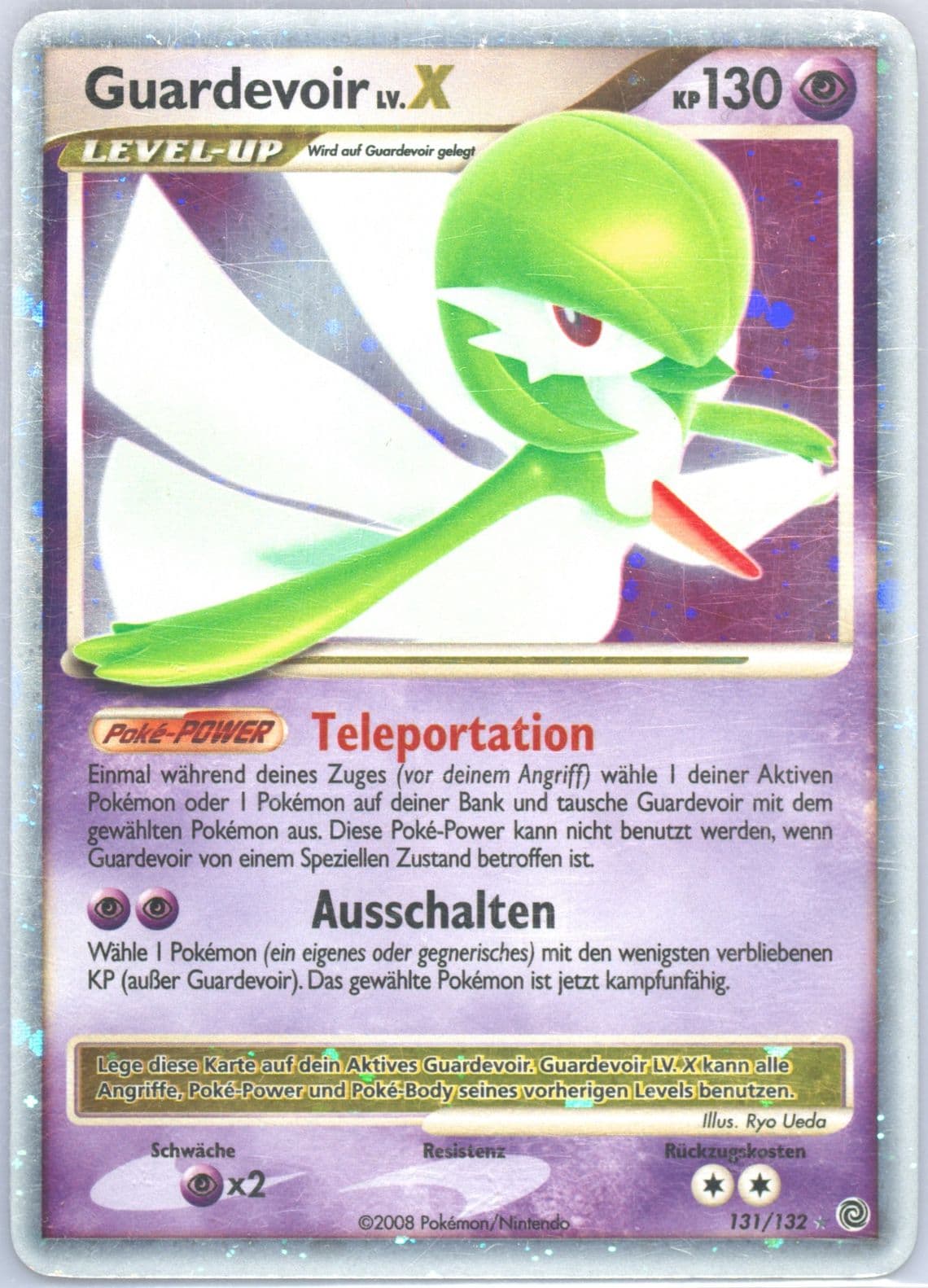 Guardevoir LV. X-Holo (131) 2008 Pokemon German Diamond & Pearl Secret Wonders