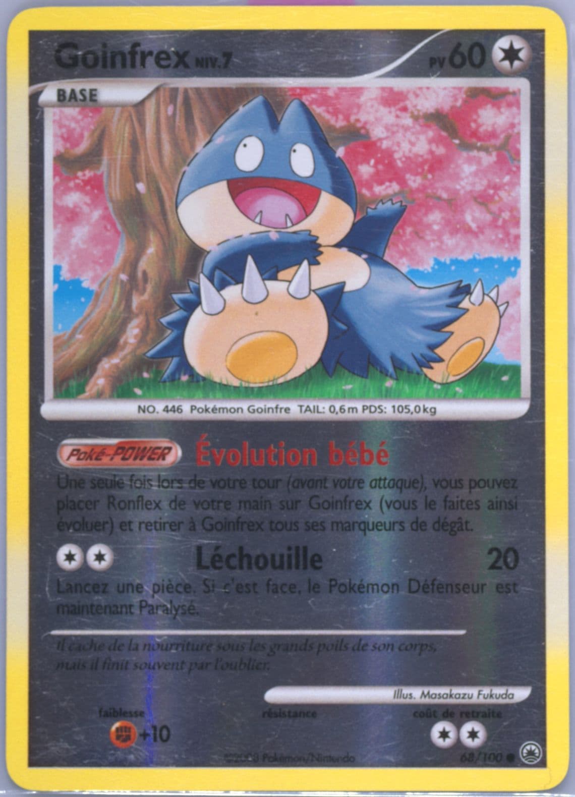 Goinfrex-Reverse Foil French (68) 2008 Pokemon Diamond & Pearl Majestic Dawn