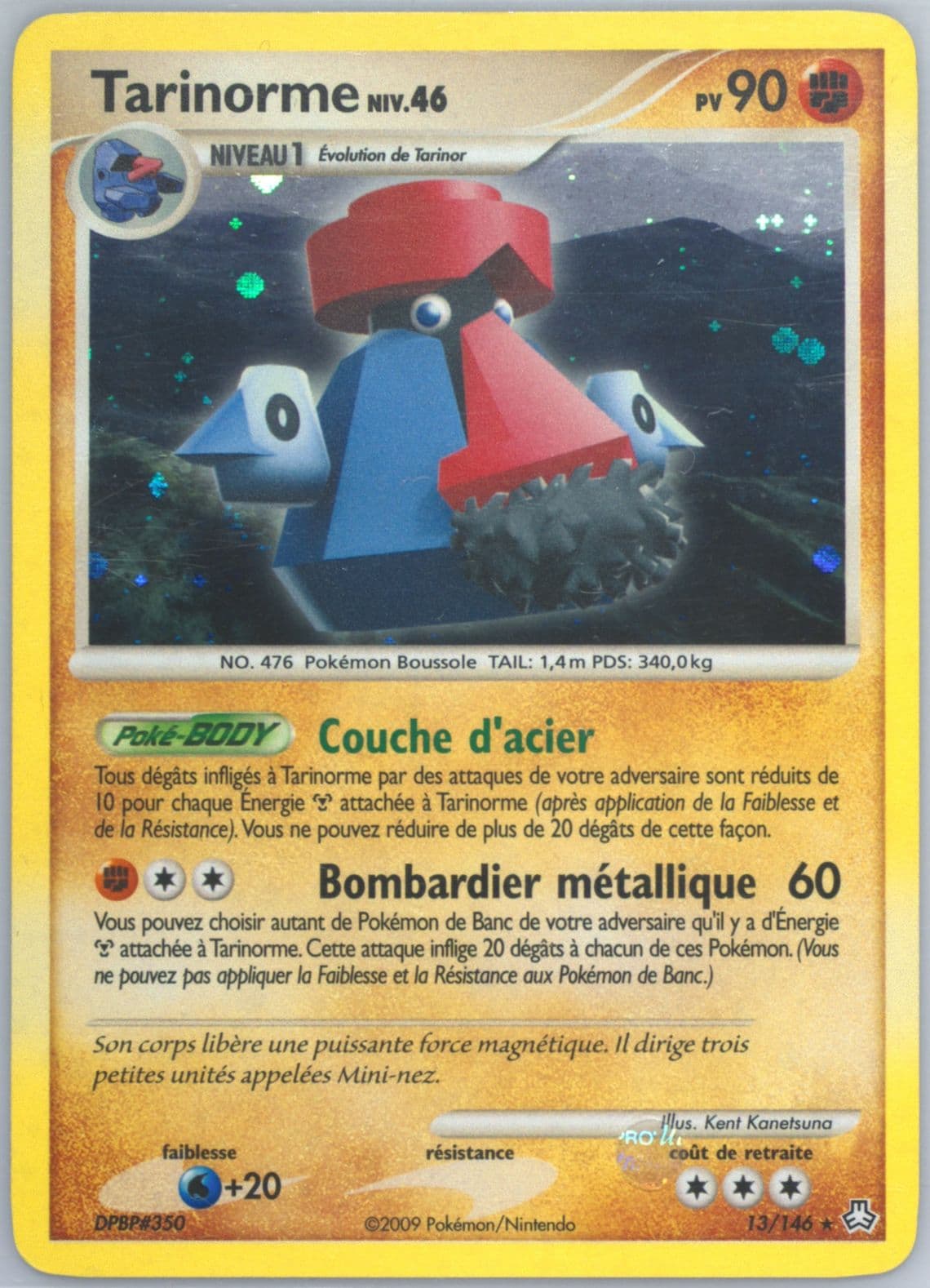 Tarinorme-Holo (13) 2009 Pokemon French Diamond & Pearl Legends Awakened
