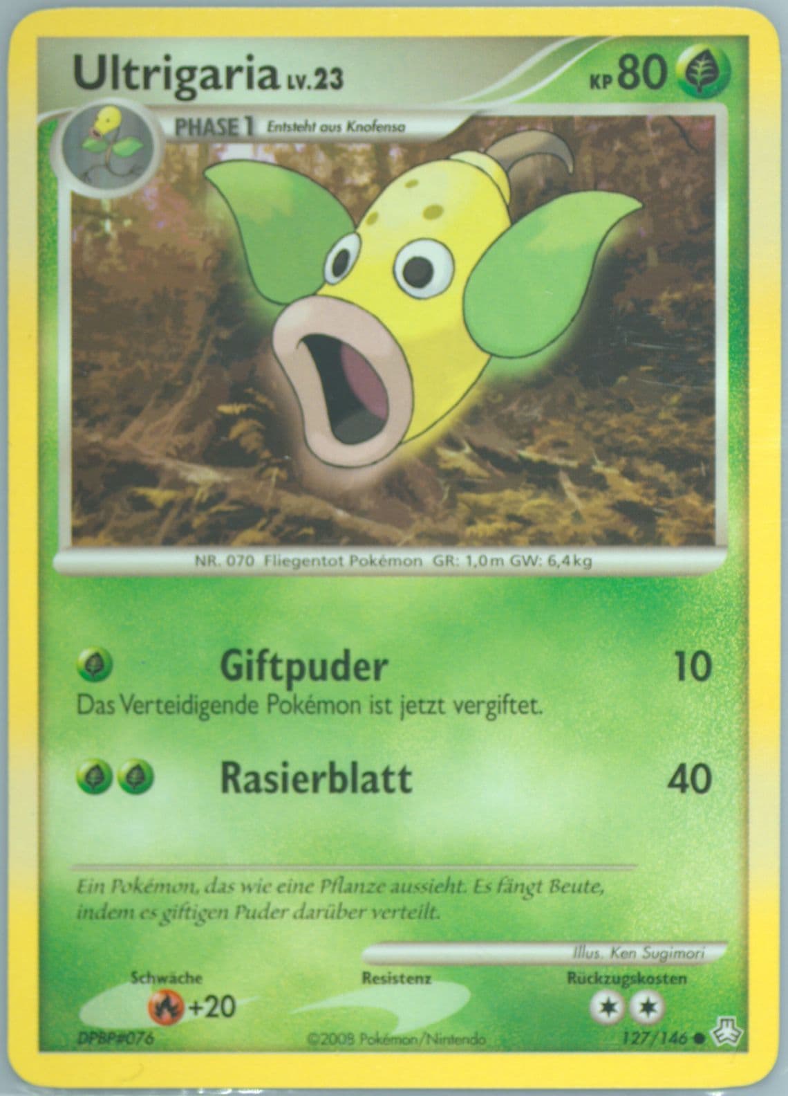 Ultrigaria German (127) 2008 Pokemon Diamond & Pearl Legends Awakened