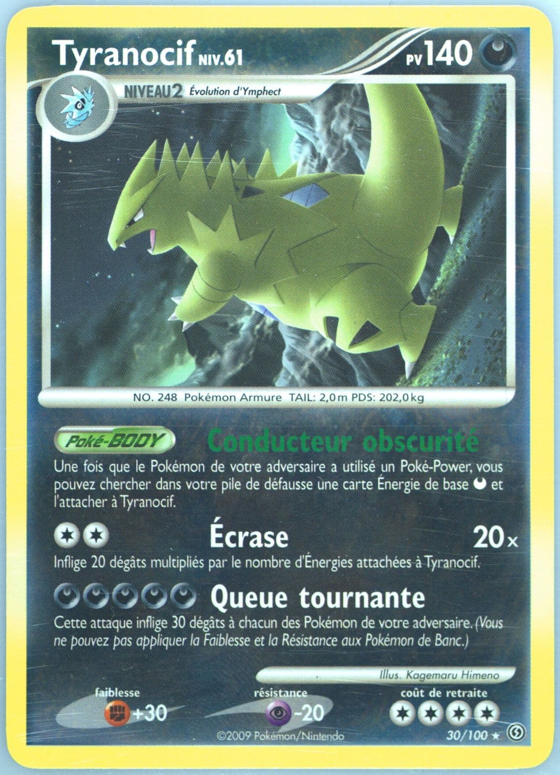 Tyranocif (30) 2009 Pokemon French Diamond & Pearl Stormfront