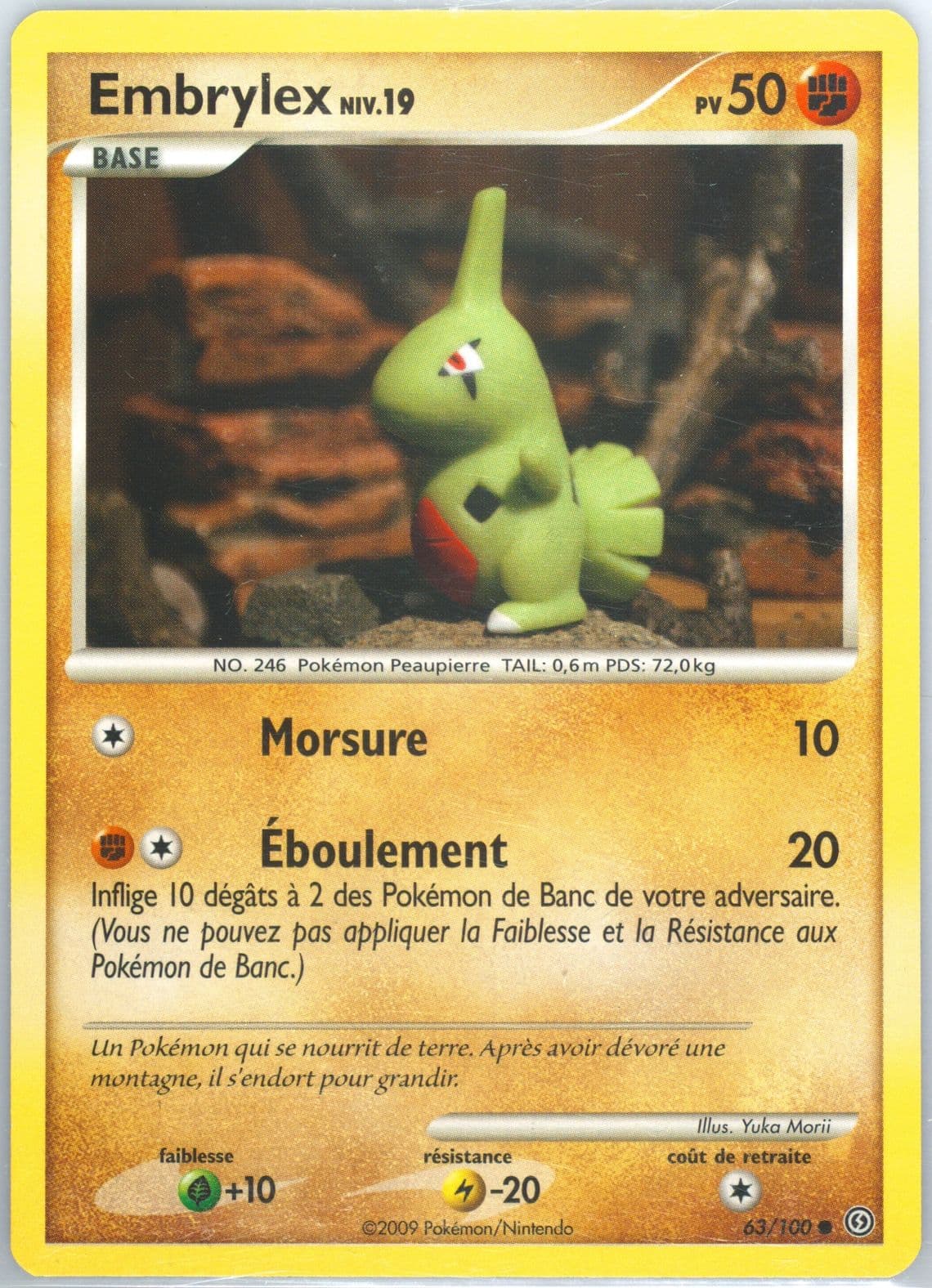 Embrylex (63) 2009 Pokemon French Diamond & Pearl Stormfront