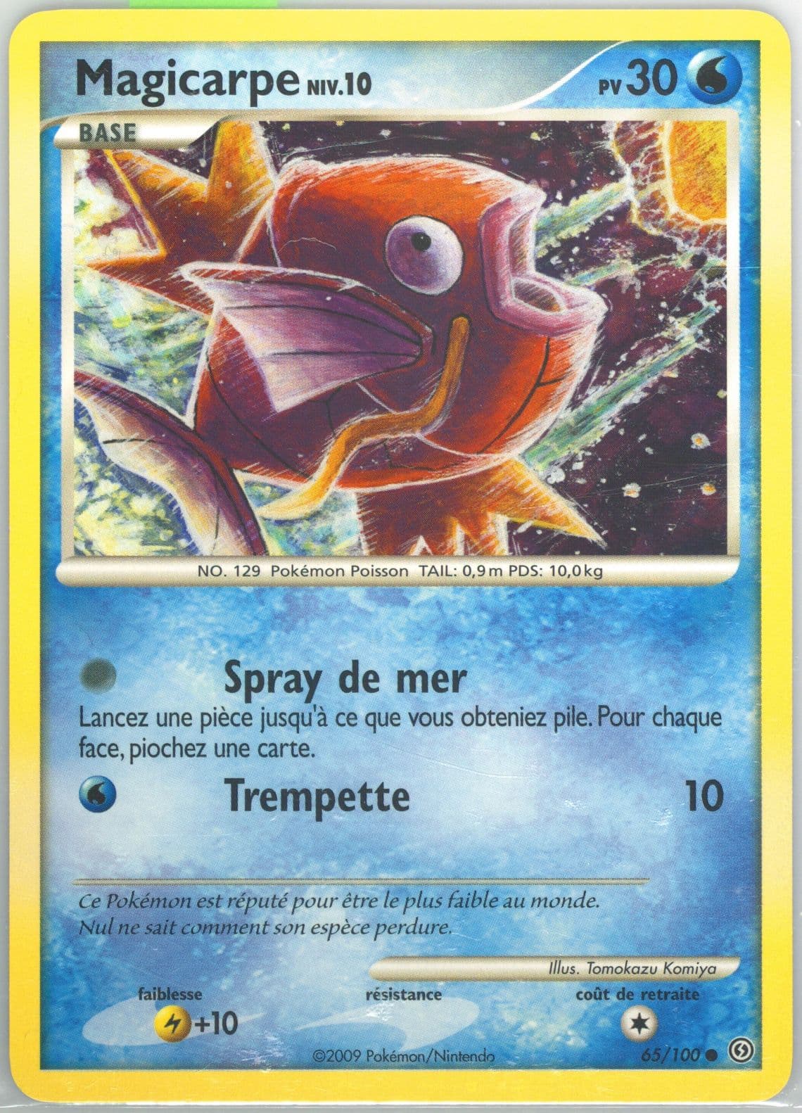 Magicarpe (65) 2009 Pokemon French Diamond & Pearl Stormfront