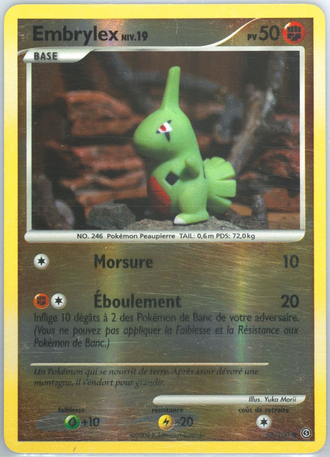 Embrylex-Reverse Foil (63) 2009 Pokemon French Diamond & Pearl Stormfront