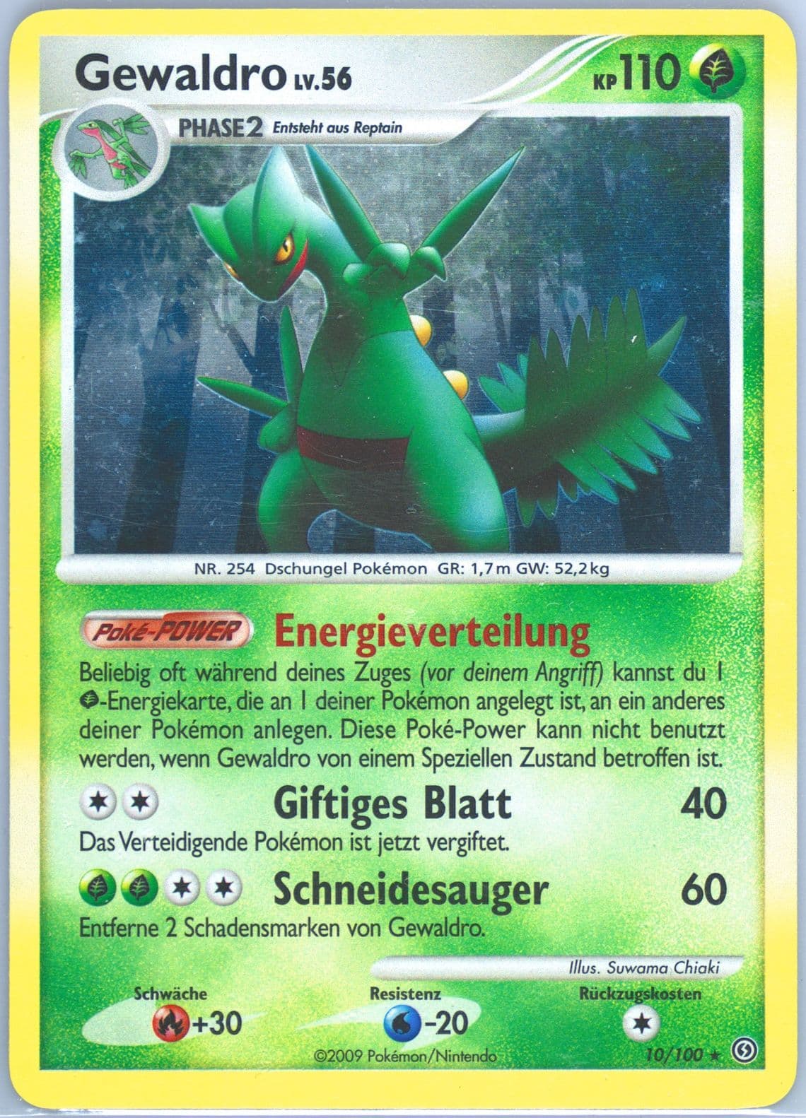 Gewaldro-Holo (10) 2009 Pokemon German Diamond & Pearl Stormfront