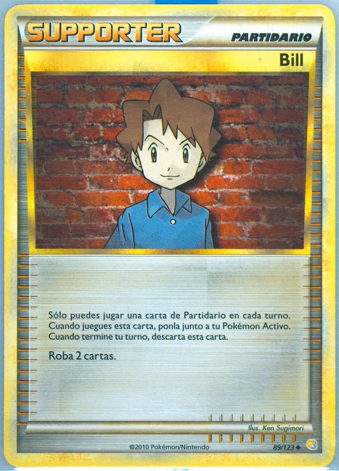 Bill Spanish (89) 2010 Pokemon Heartgold & Soulsilver