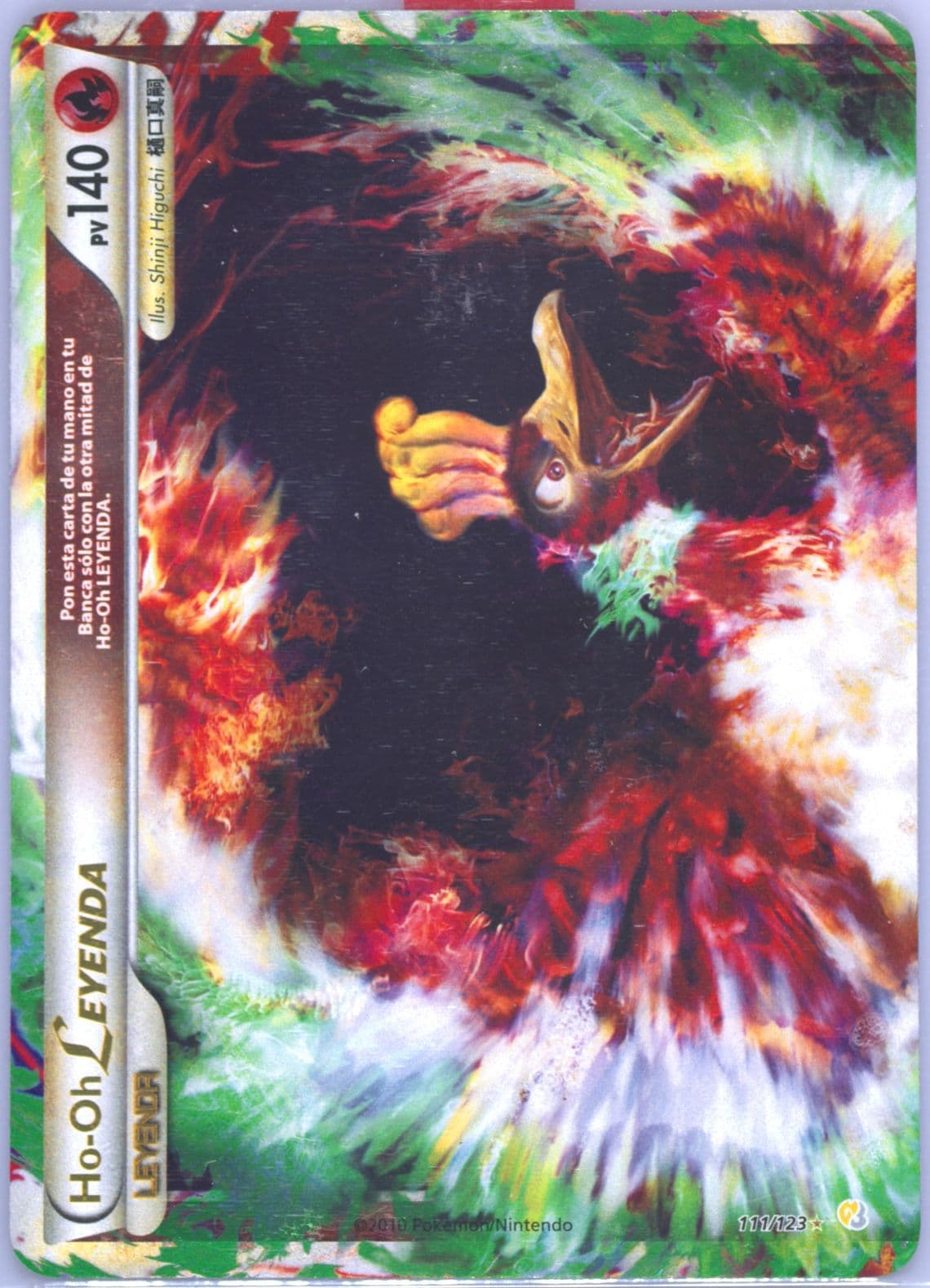 HO-Oh Leyenda-Holo Spanish (111) 2010 Pokemon Heartgold & Soulsilver