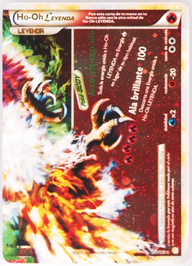 HO-Oh Leyenda-Holo Spanish (112) 2010 Pokemon Heartgold & Soulsilver