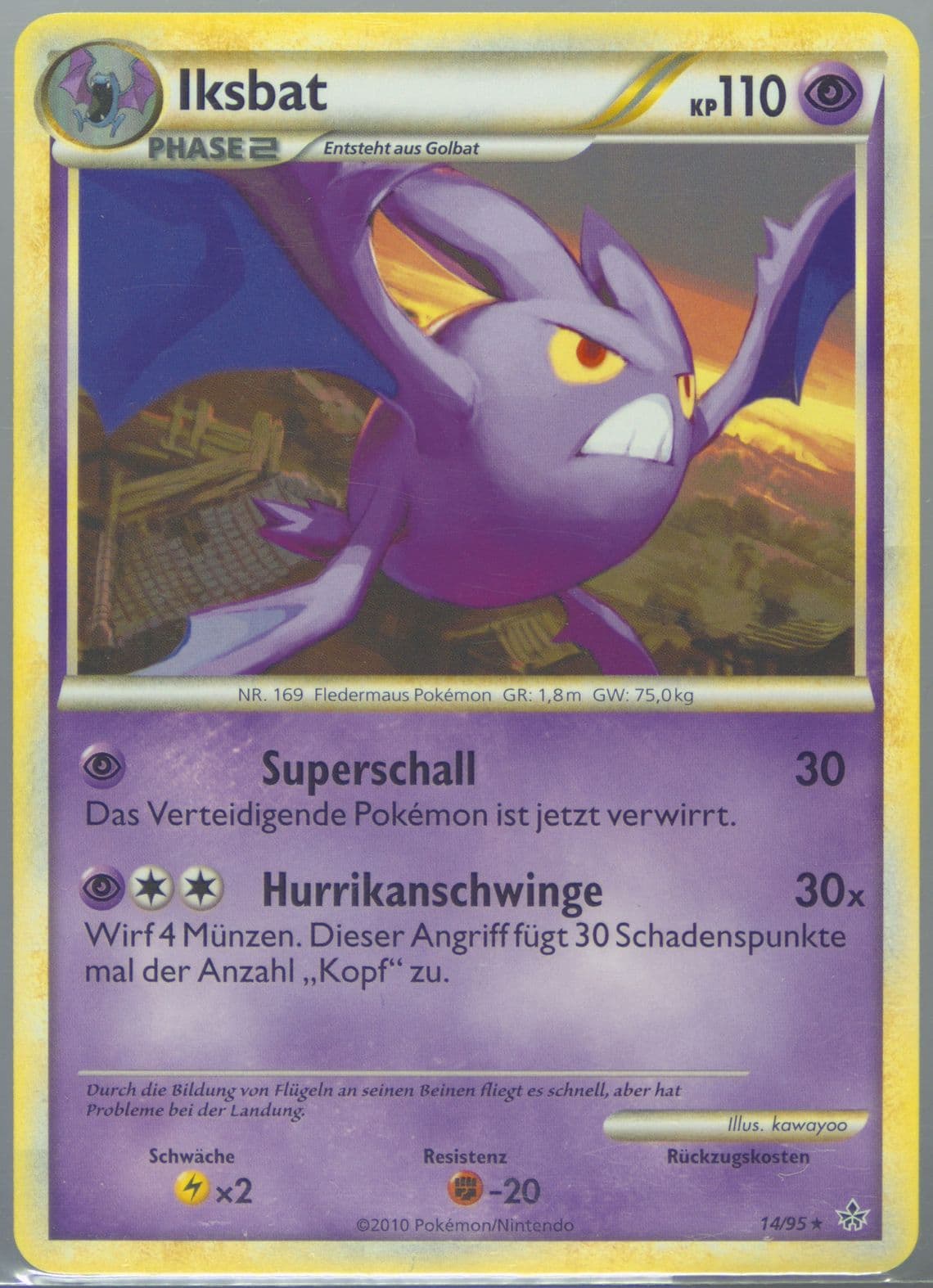 Iksbat German (14) 2010 Pokemon Heartgold & Soulsilver Unleashed