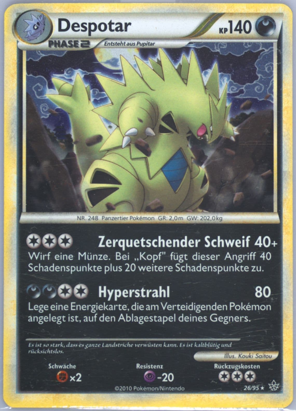 Despotar German (26) 2010 Pokemon Heartgold & Soulsilver Unleashed