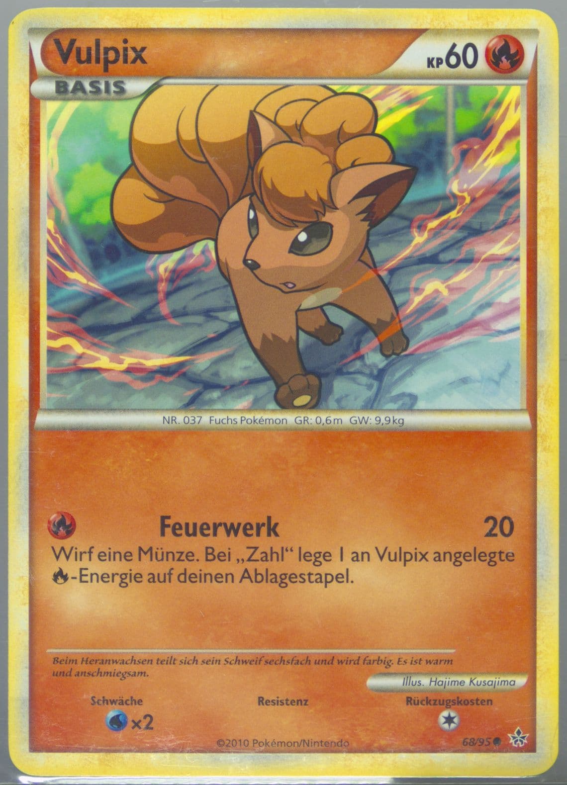 Vulpix German (68) 2010 Pokemon Heartgold & Soulsilver Unleashed