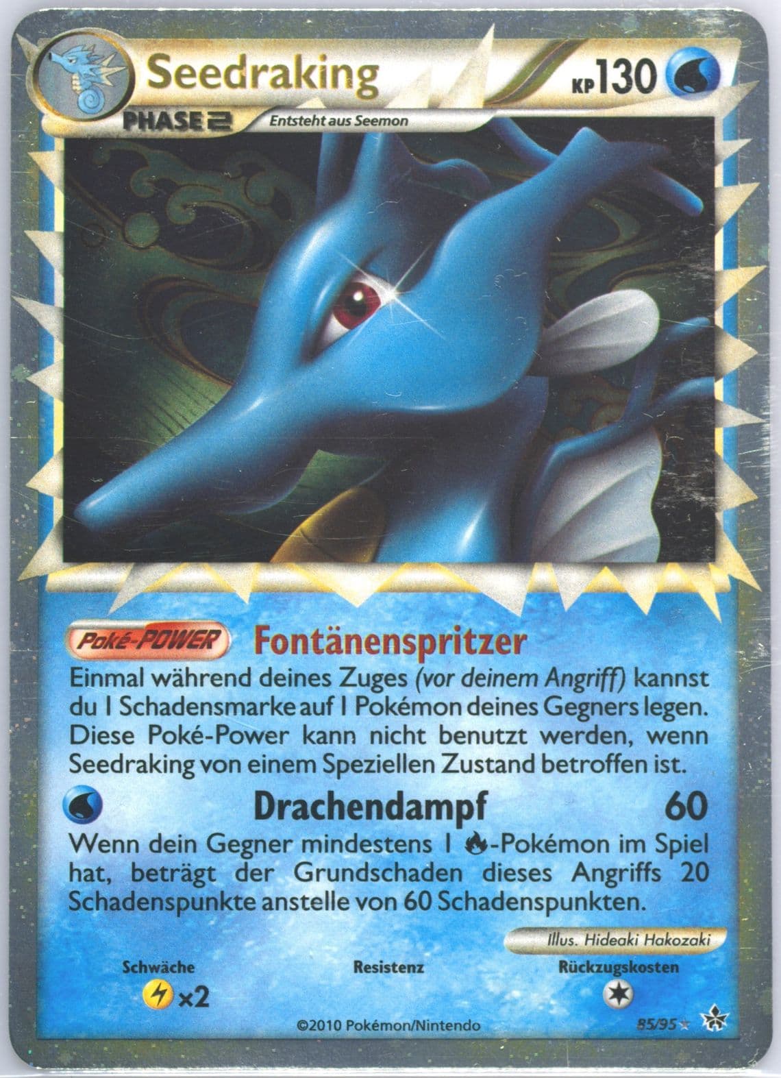 Seedraking-Holo German (85) 2010 Pokemon Heartgold & Soulsilver Unleashed