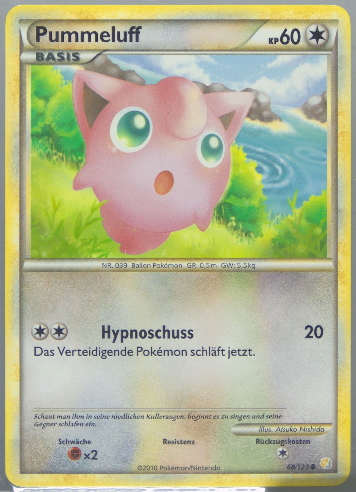 Pummeluff German (68) 2010 Pokemon Heartgold & Soulsilver