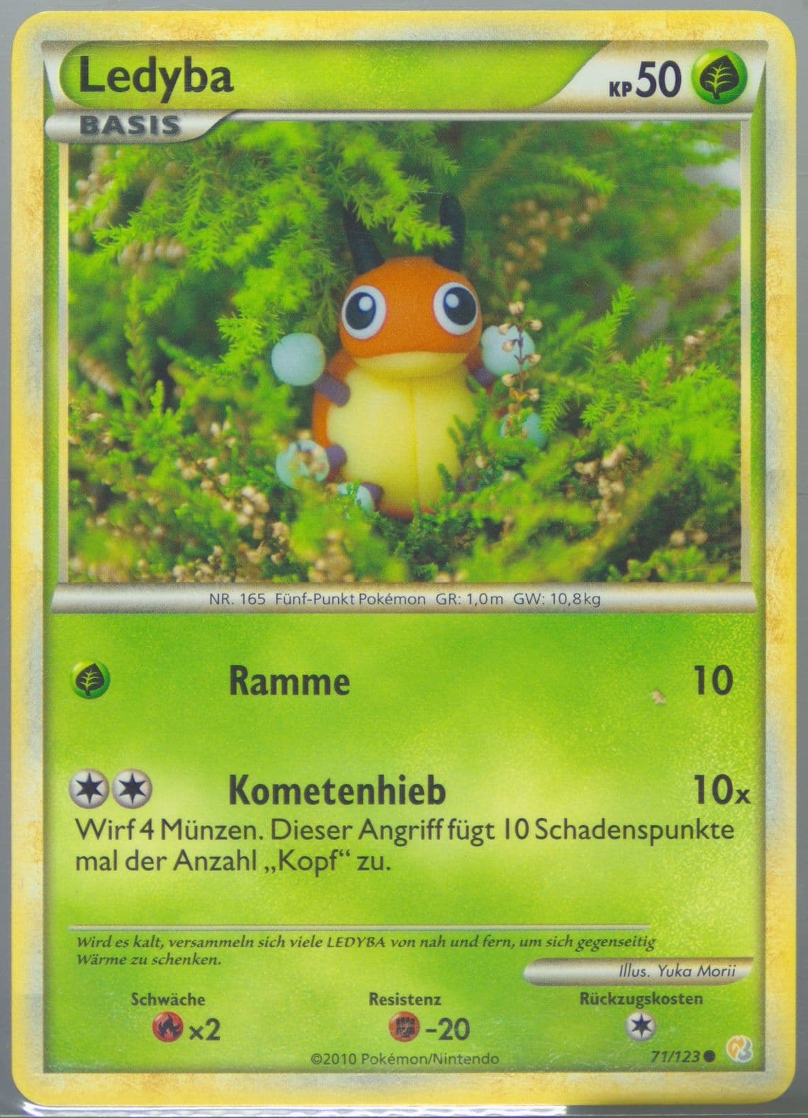 Ledyba German (71) 2010 Pokemon Heartgold & Soulsilver