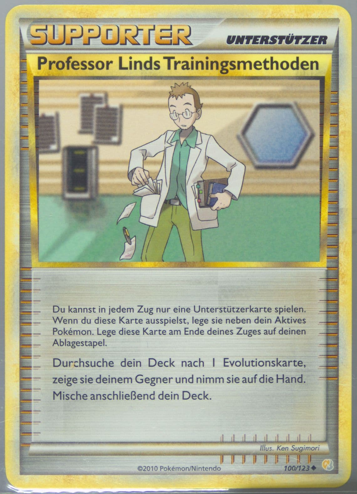 Professor Linds Trainingsmethoden German (100) 2010 Pokemon Heartgold & Soulsilver