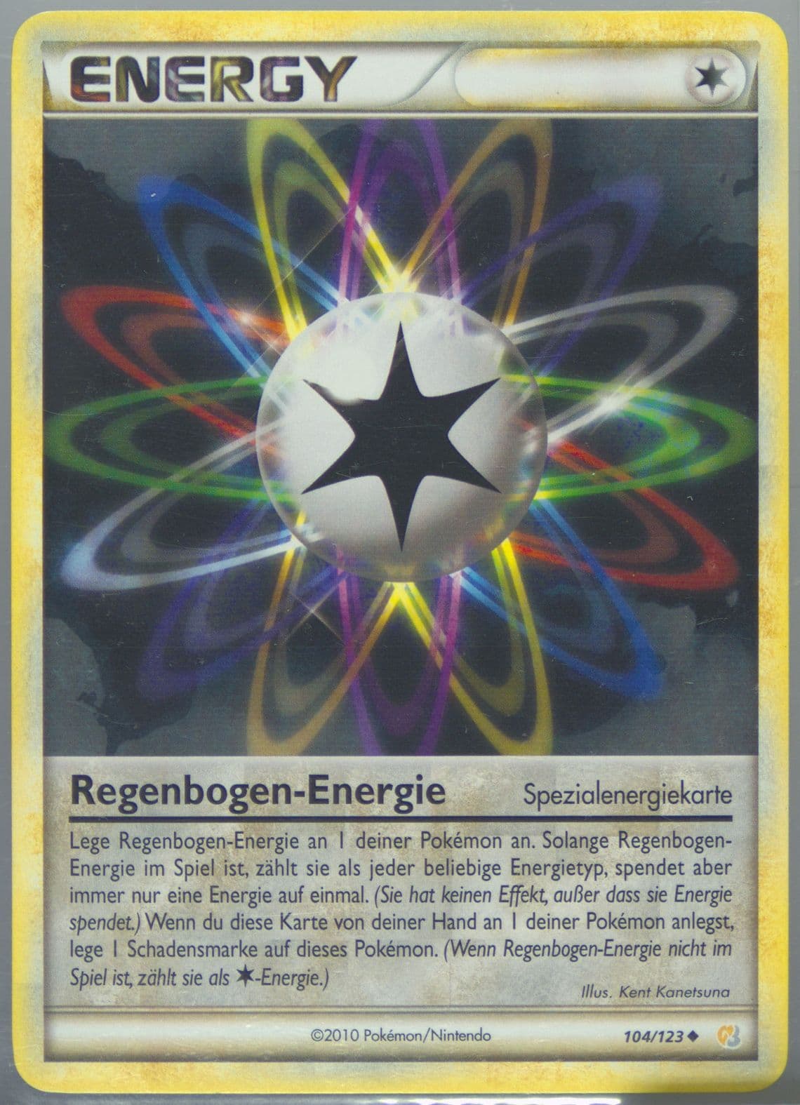 Regenbogen-Energie German (104) 2010 Pokemon Heartgold & Soulsilver