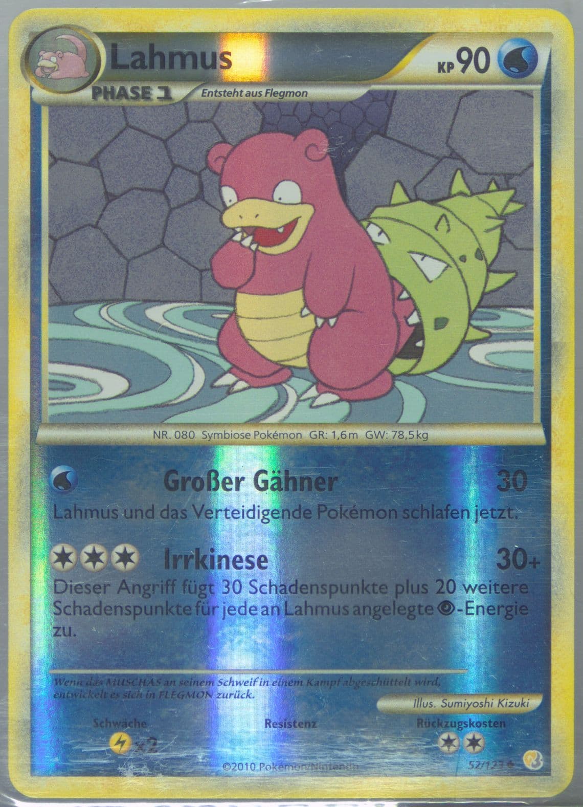 Lahmus-Reverse Foil German (52) 2010 Pokemon Heartgold & Soulsilver