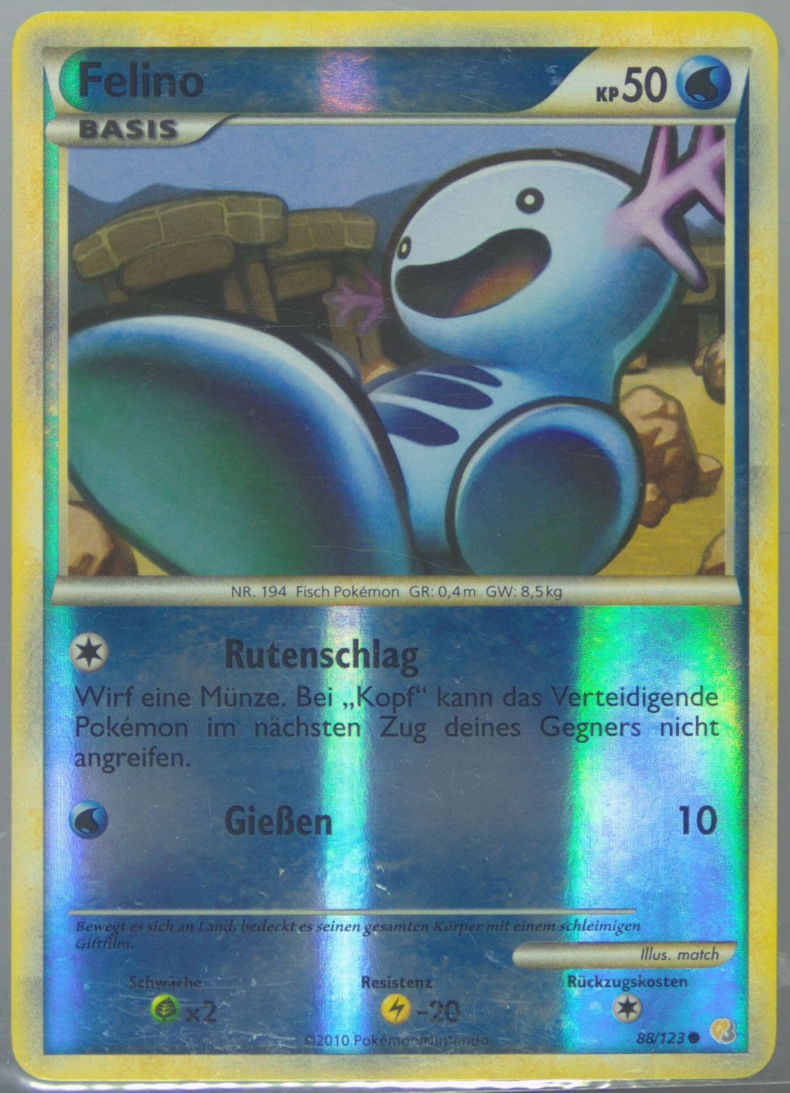 Felino-Reverse Foil German (88) 2010 Pokemon Heartgold & Soulsilver