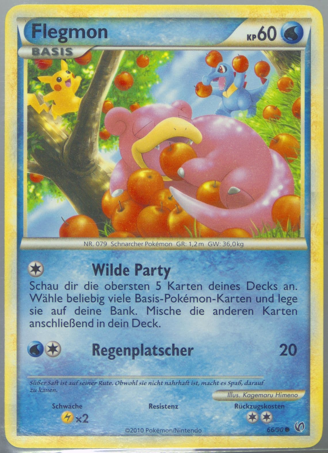 Flegmon German (66) 2010 Pokemon Heartgold & Soulsilver Undaunted