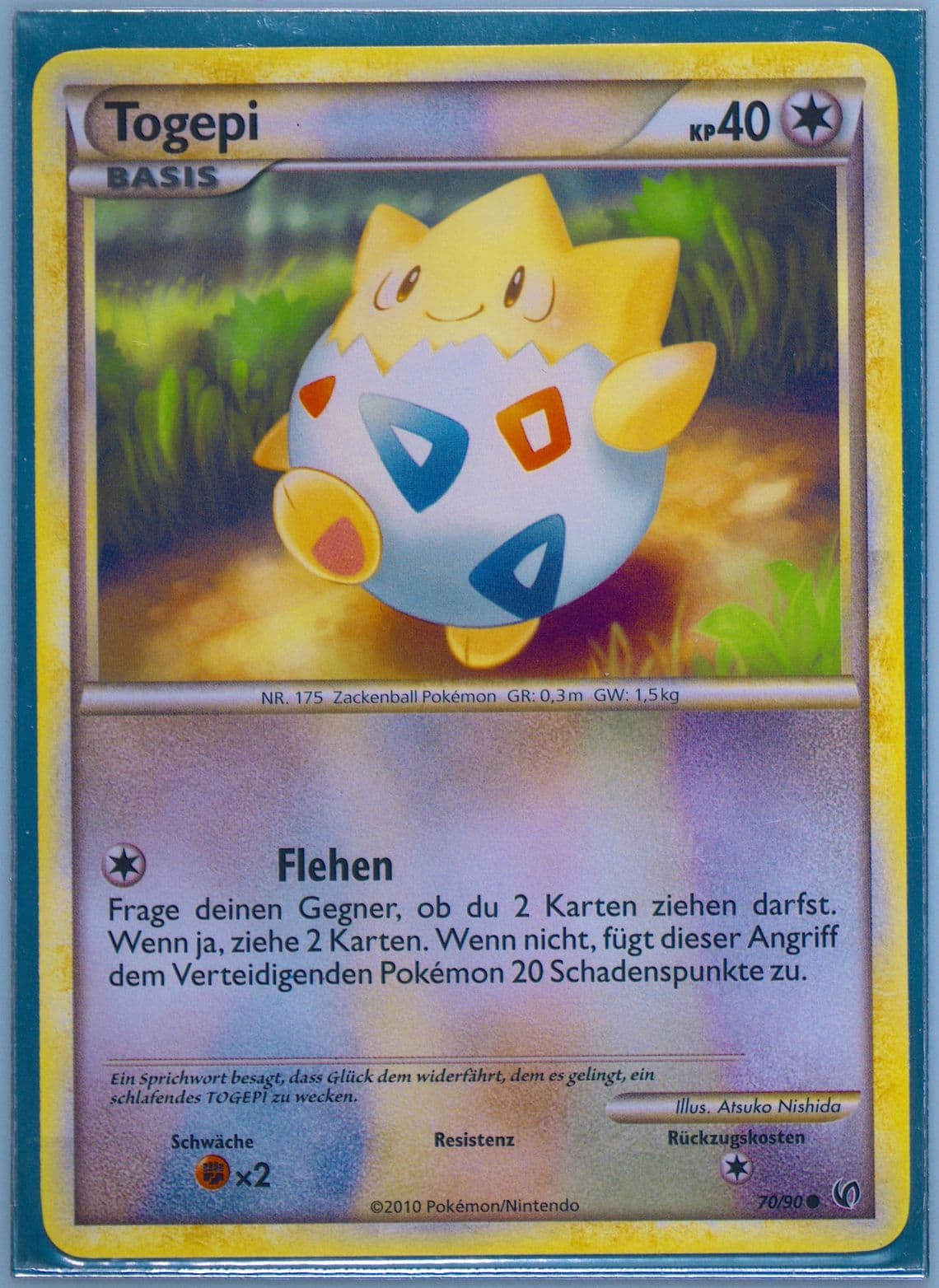 Togepi German (70) 2010 Pokemon Heartgold & Soulsilver Undaunted
