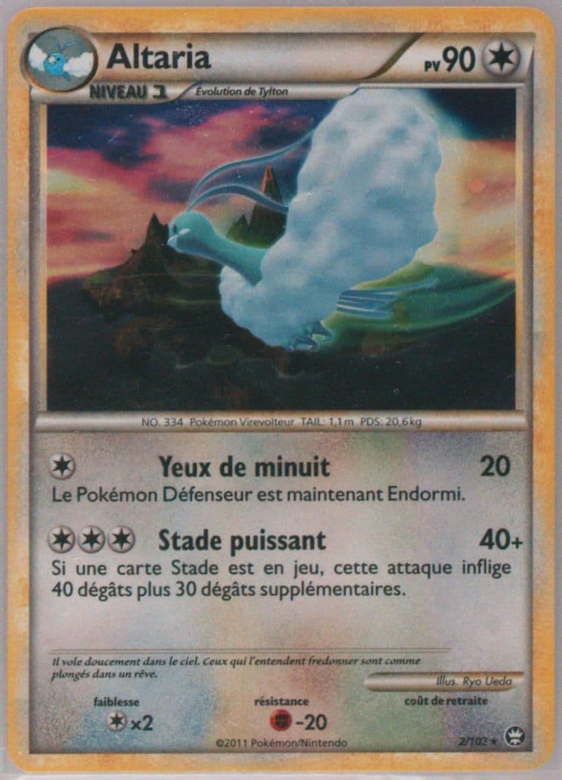 Altaria-Holo (2) 2011 Pokemon French Heartgold & Soulsilver Triumphant