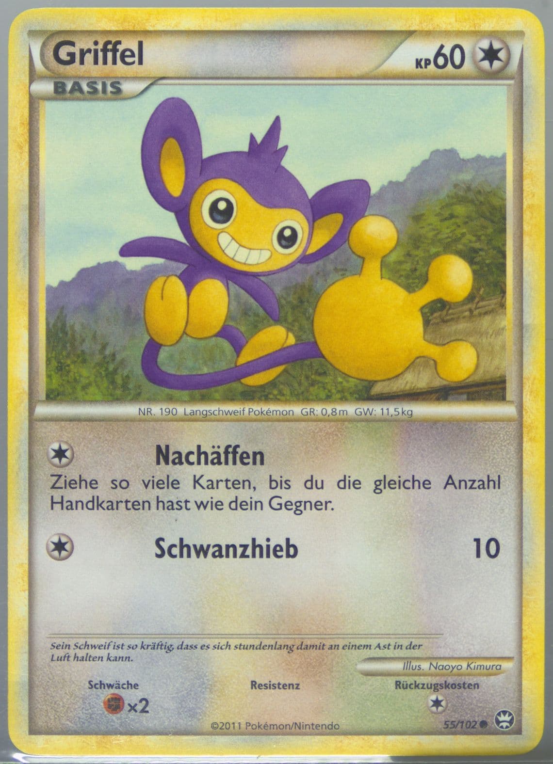 Griffel (55) 2011 Pokemon German Heartgold & Soulsilver Triumphant