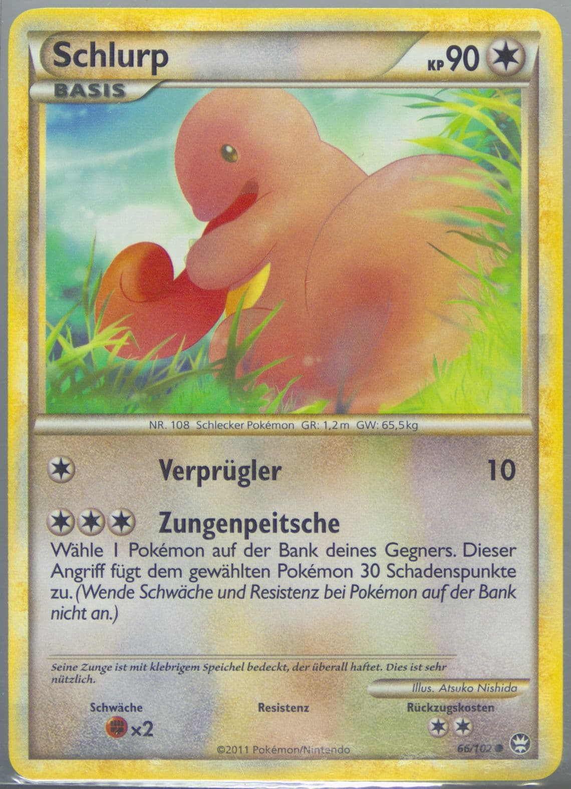 Schlurp (66) 2011 Pokemon German Heartgold & Soulsilver Triumphant