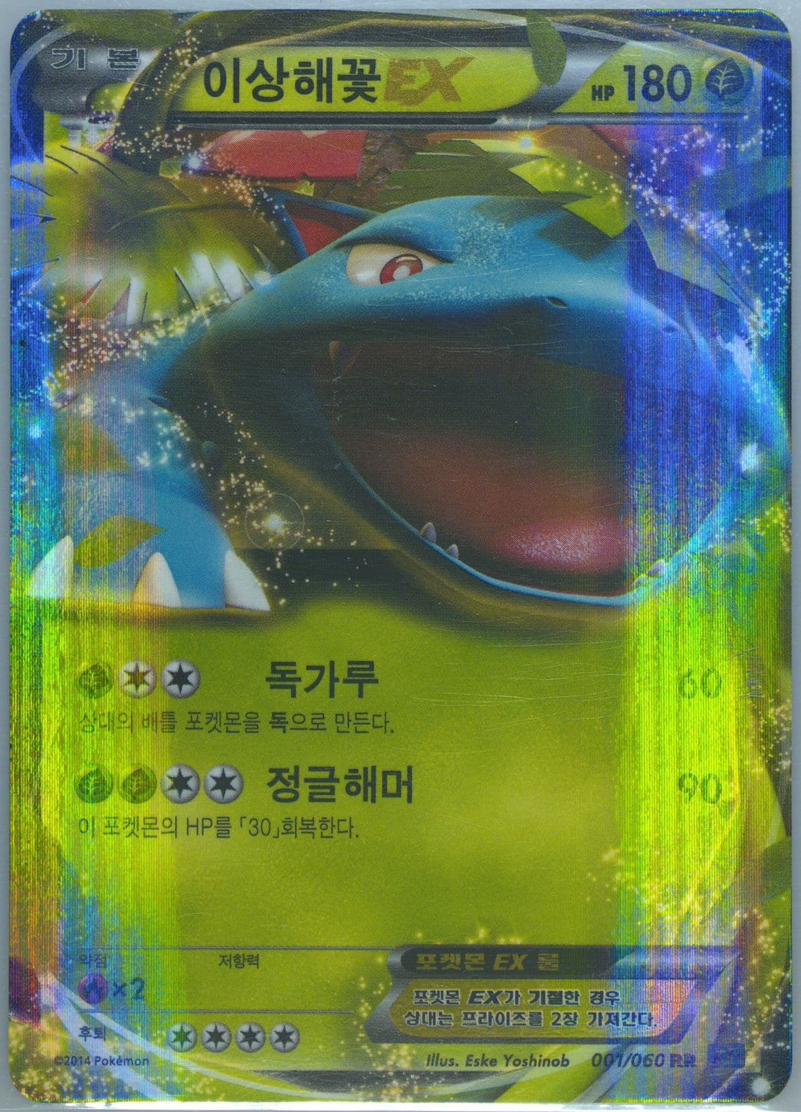 Venusaur EX (001) 2014 Pokemon Korean XY Collection X
