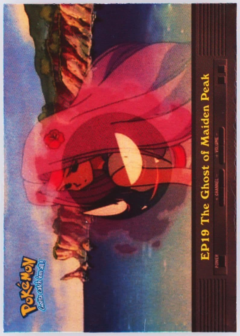 The Ghost of Maiden Peak Rainbow Foil (EP19) 2000 Topps Pokemon TV Animation Series 2 Episode Cards