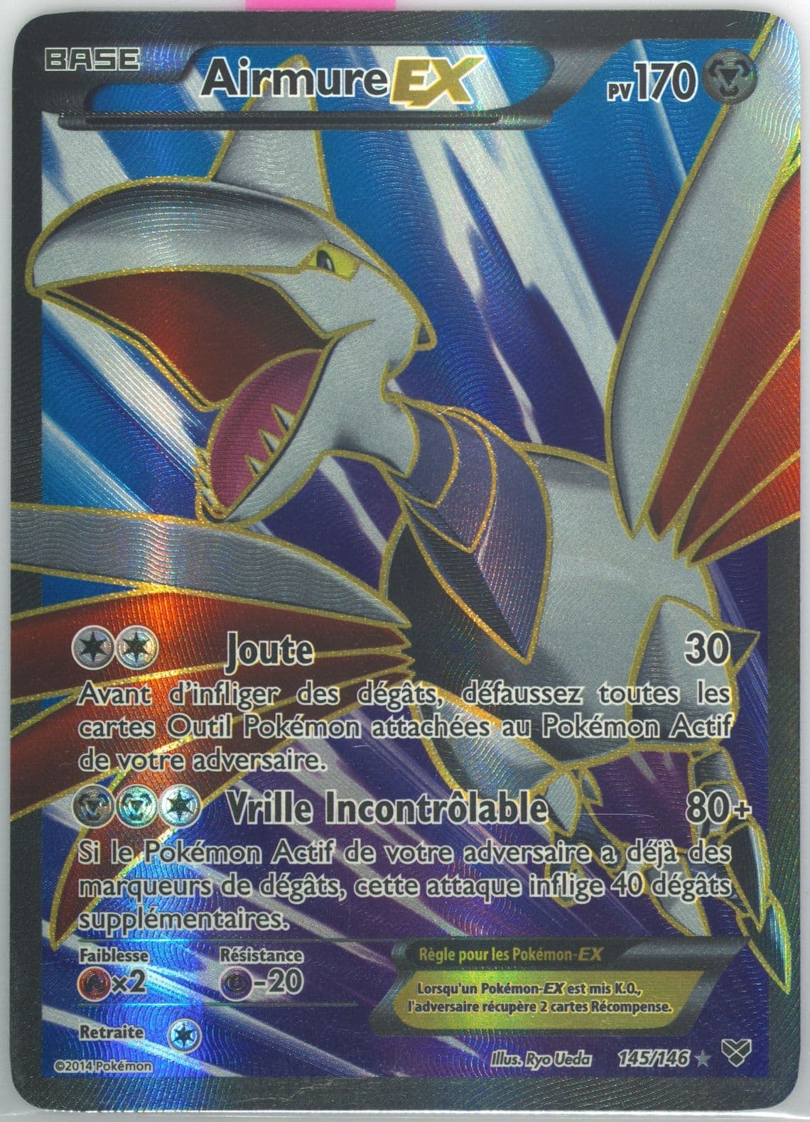 Full Art/Airmure EX French (145) 2014 Pokemon XY