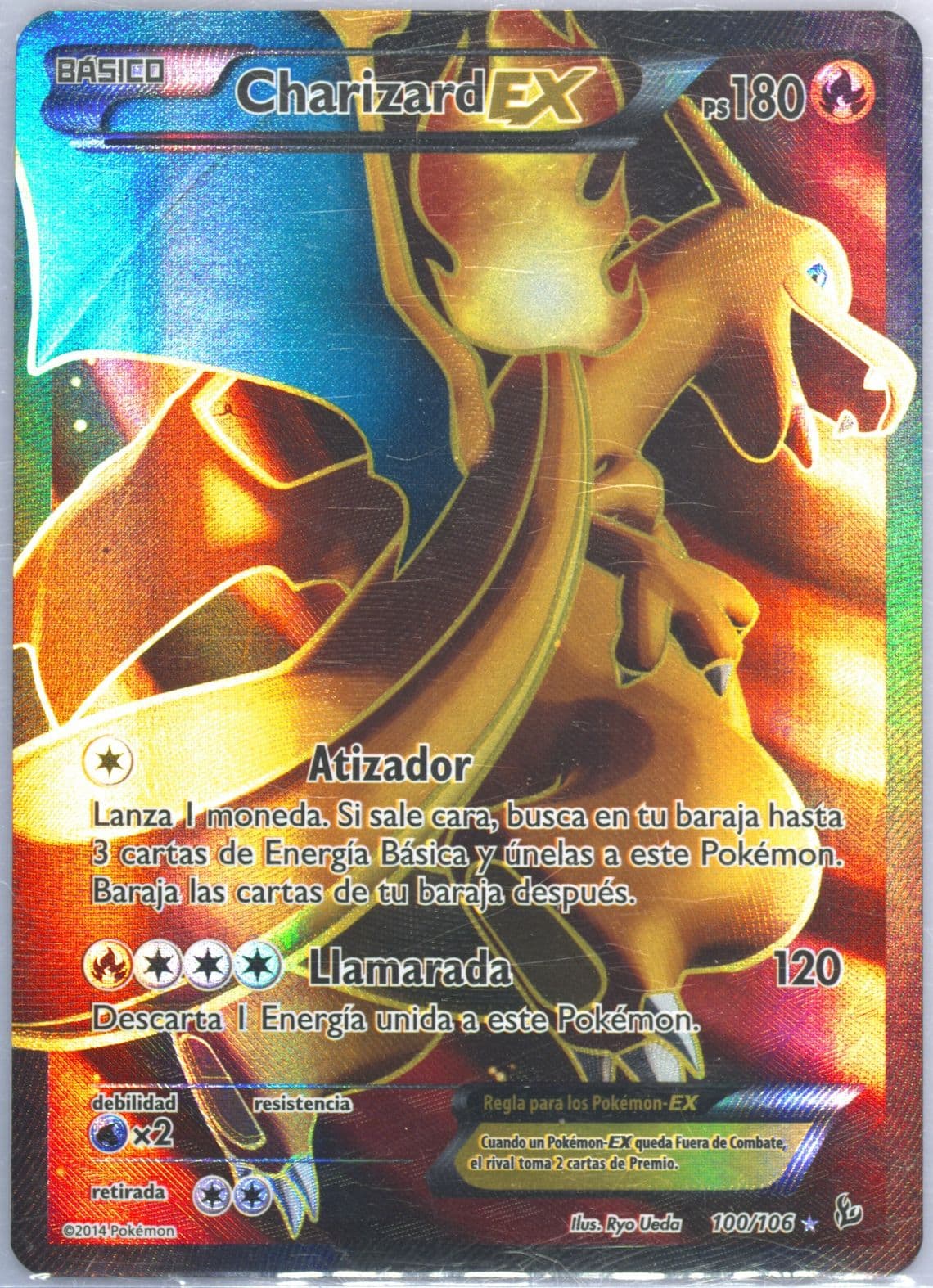 Full Art/Charizard EX Spanish (100) 2014 Pokemon XY Flashfire