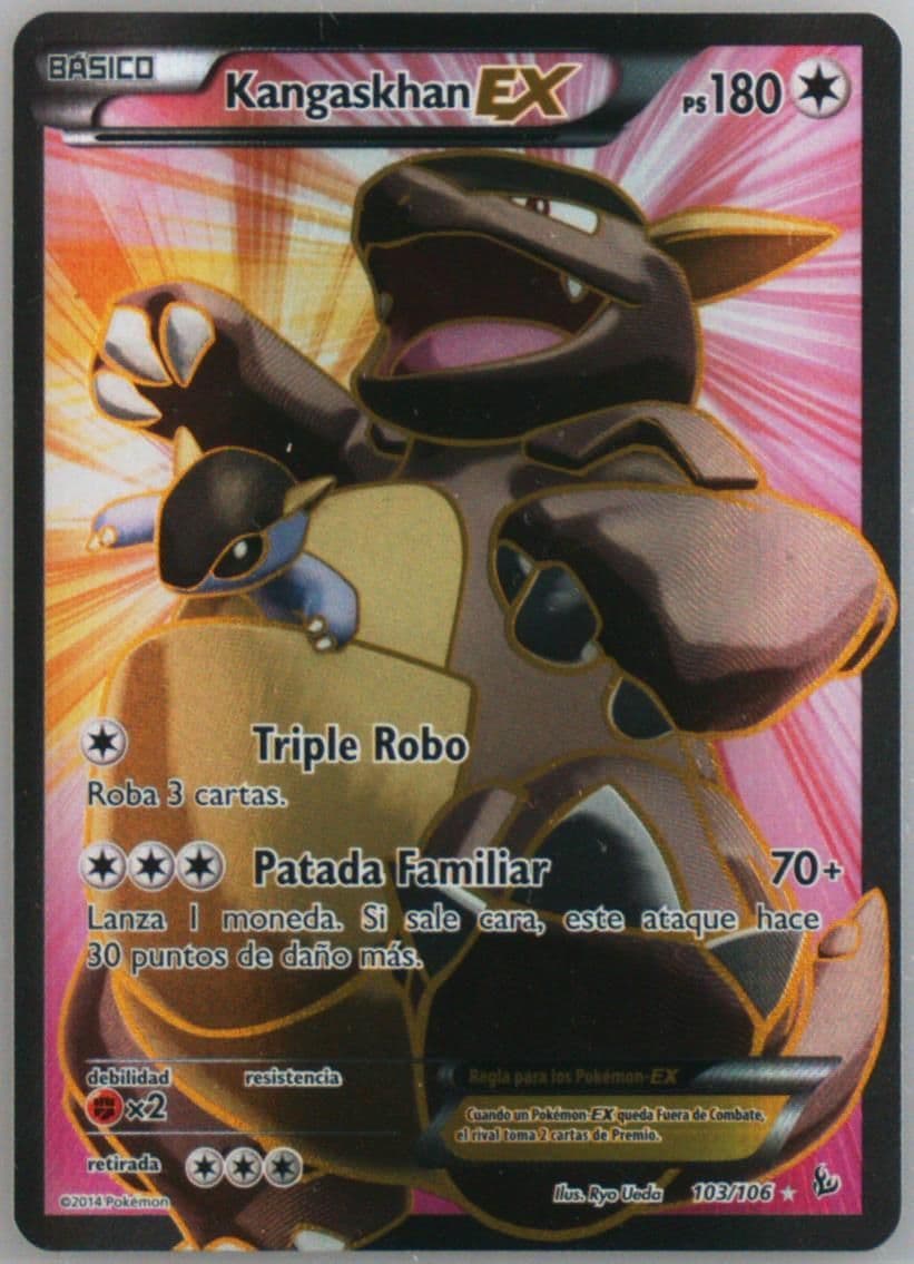 Full Art/Kangaskhan EX Spanish (103) 2014 Pokemon XY Flashfire